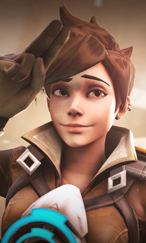 Скачати мобільні шпалери Відеогра, Надзор, Tracer (Overwatch) безкоштовно.