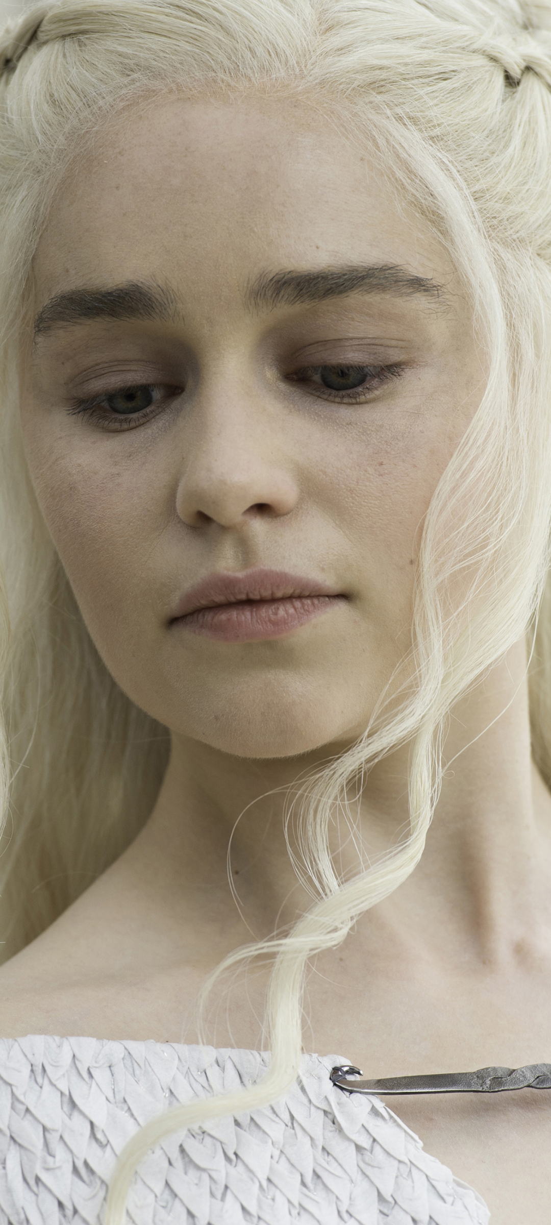 Handy-Wallpaper Gesicht, Britisch, Fernsehserien, Darstellerin, Game Of Thrones: Das Lied Von Eis Und Feuer, Daenerys Targaryen, Emilia Clarke kostenlos herunterladen.