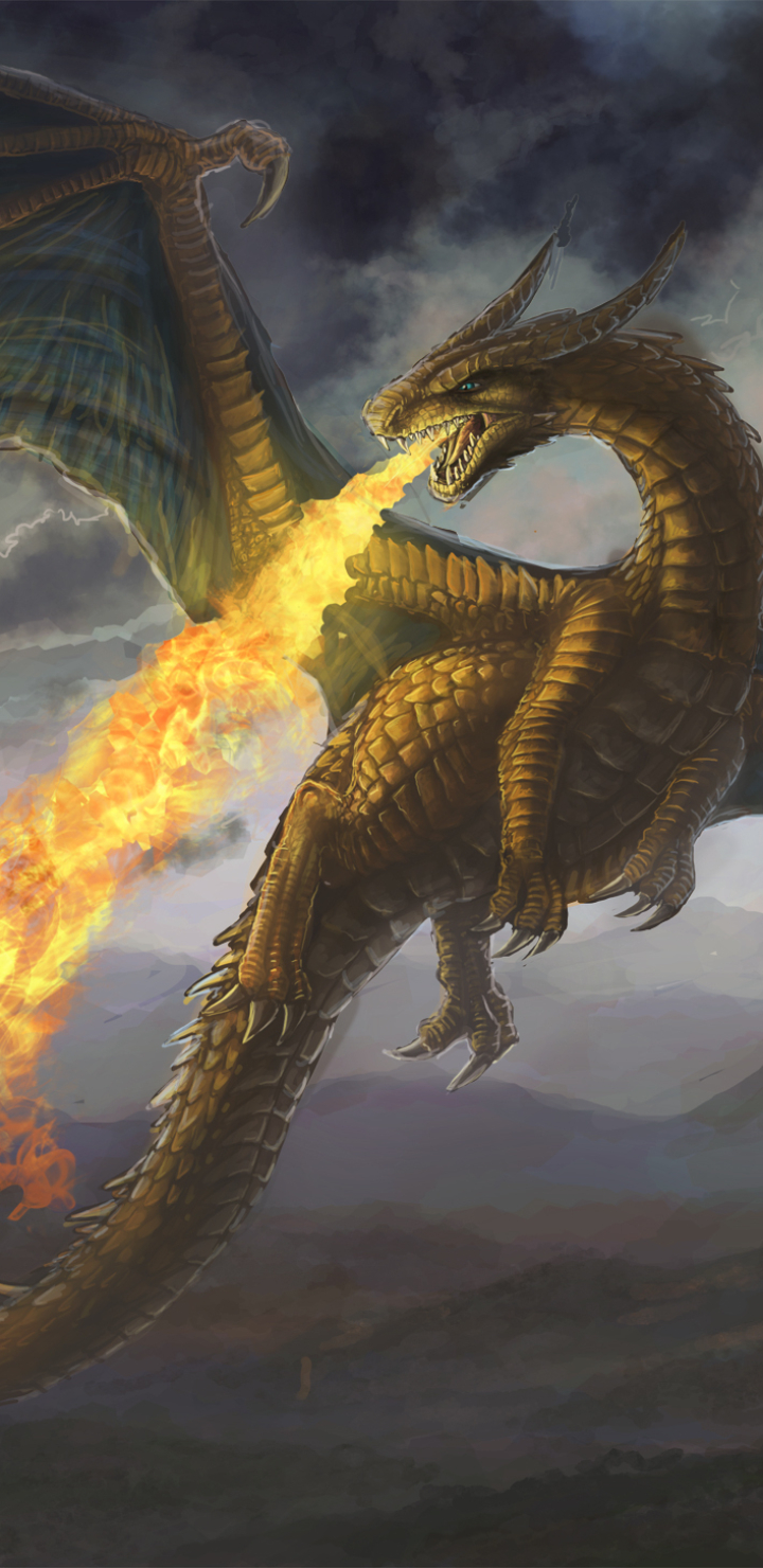 Download mobile wallpaper Fantasy, Dragon for free.