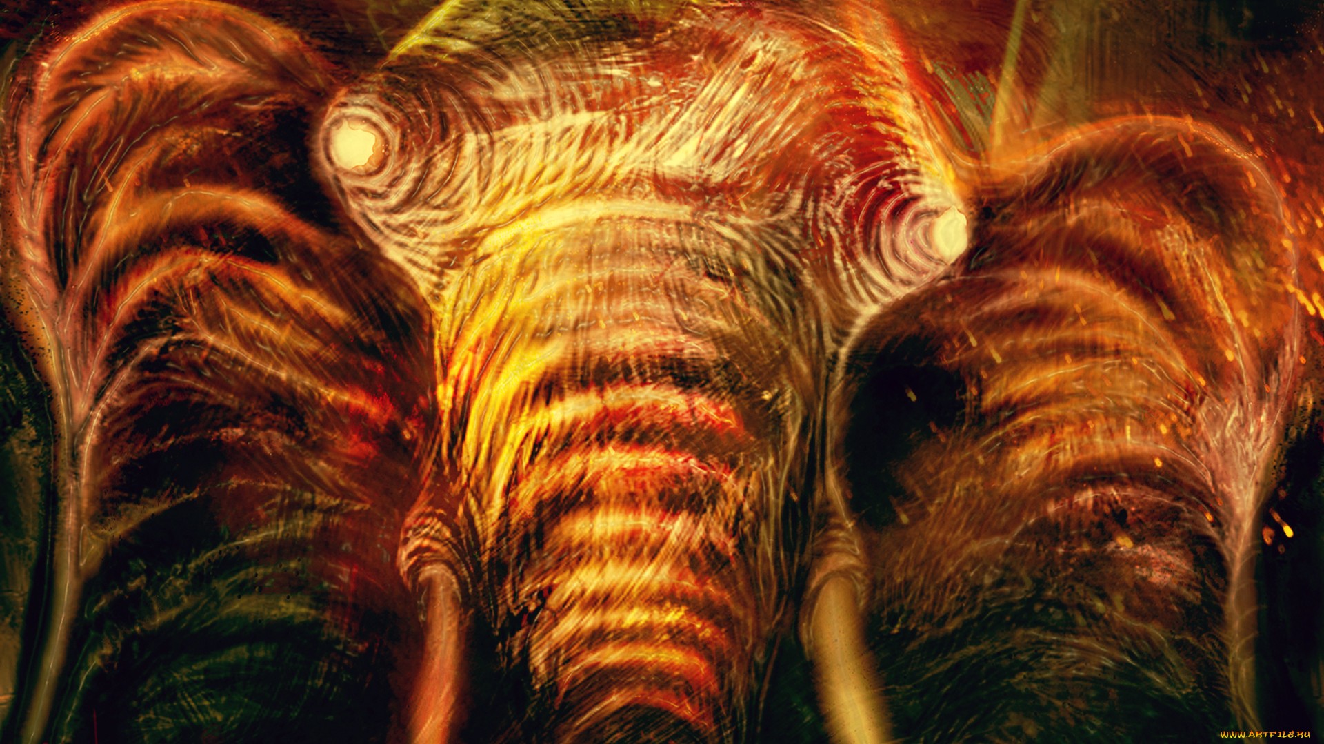 Téléchargez gratuitement l'image Créature, Science Fiction, Eléphant sur le bureau de votre PC