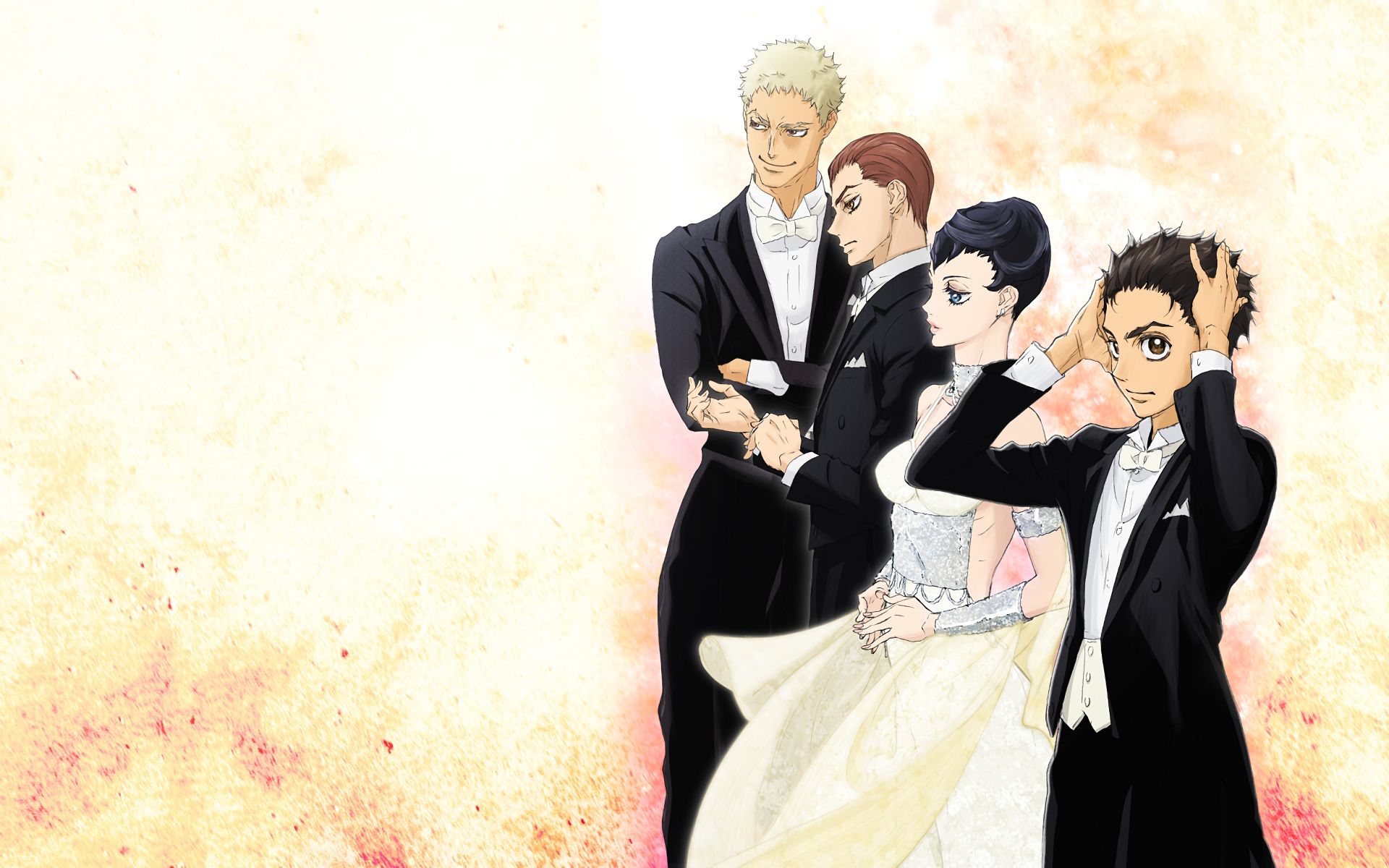 anime, ballroom e youkoso, kaname sengoku, kiyoharu hyoudou, shizuku hanaoka, tatara fujita