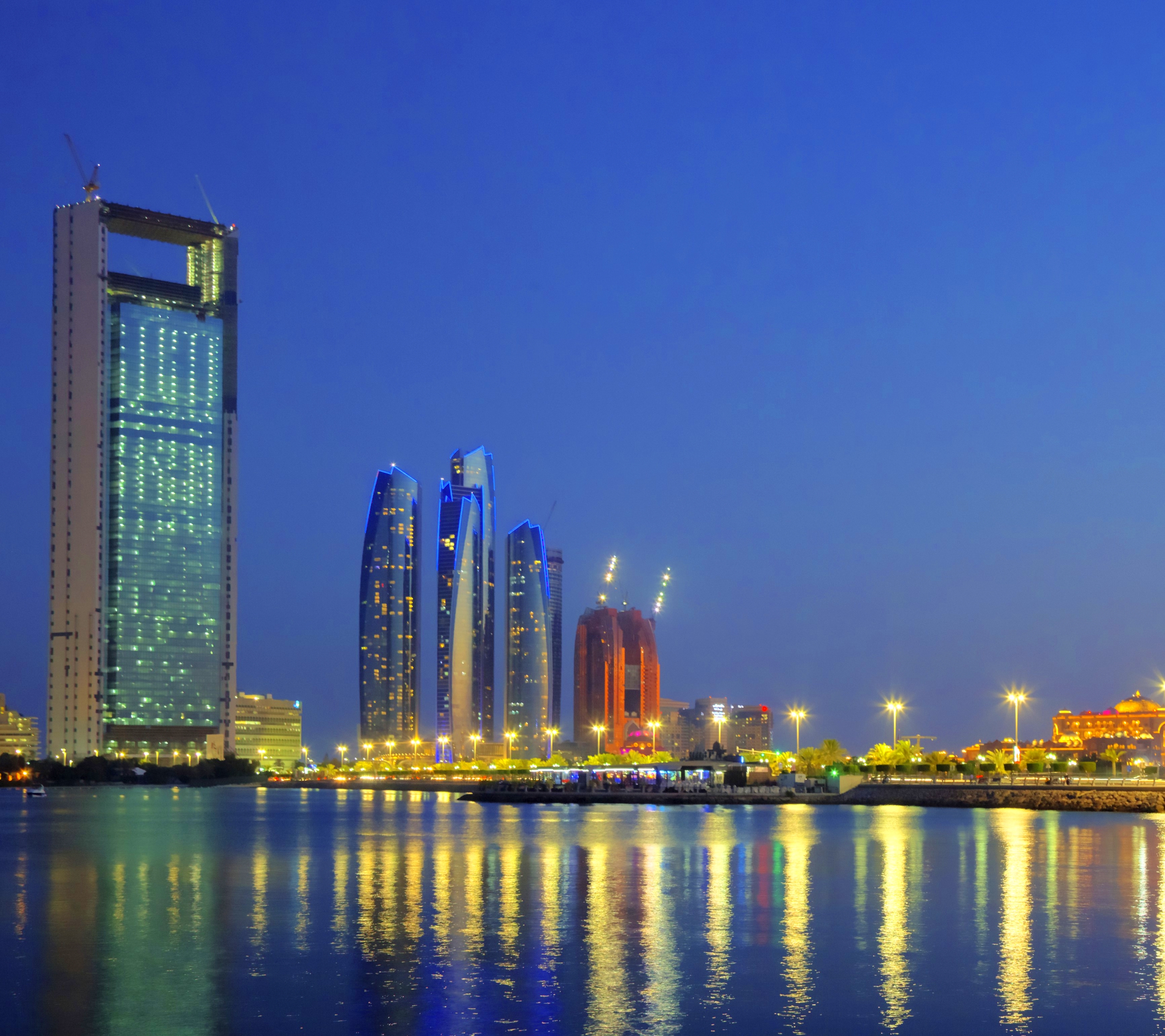 Download mobile wallpaper Building, United Arab Emirates, Abu Dhabi, Man Made, Etihad Towers for free.