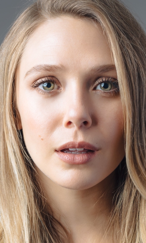 Download mobile wallpaper Blonde, Celebrity, Actress, Elizabeth Olsen for free.