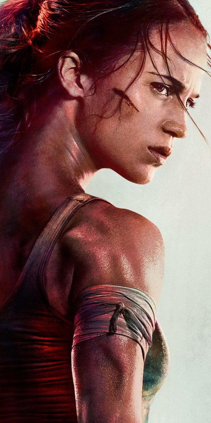 Handy-Wallpaper Filme, Lara Croft, Alicia Vikander, Grabräuber (2018) kostenlos herunterladen.