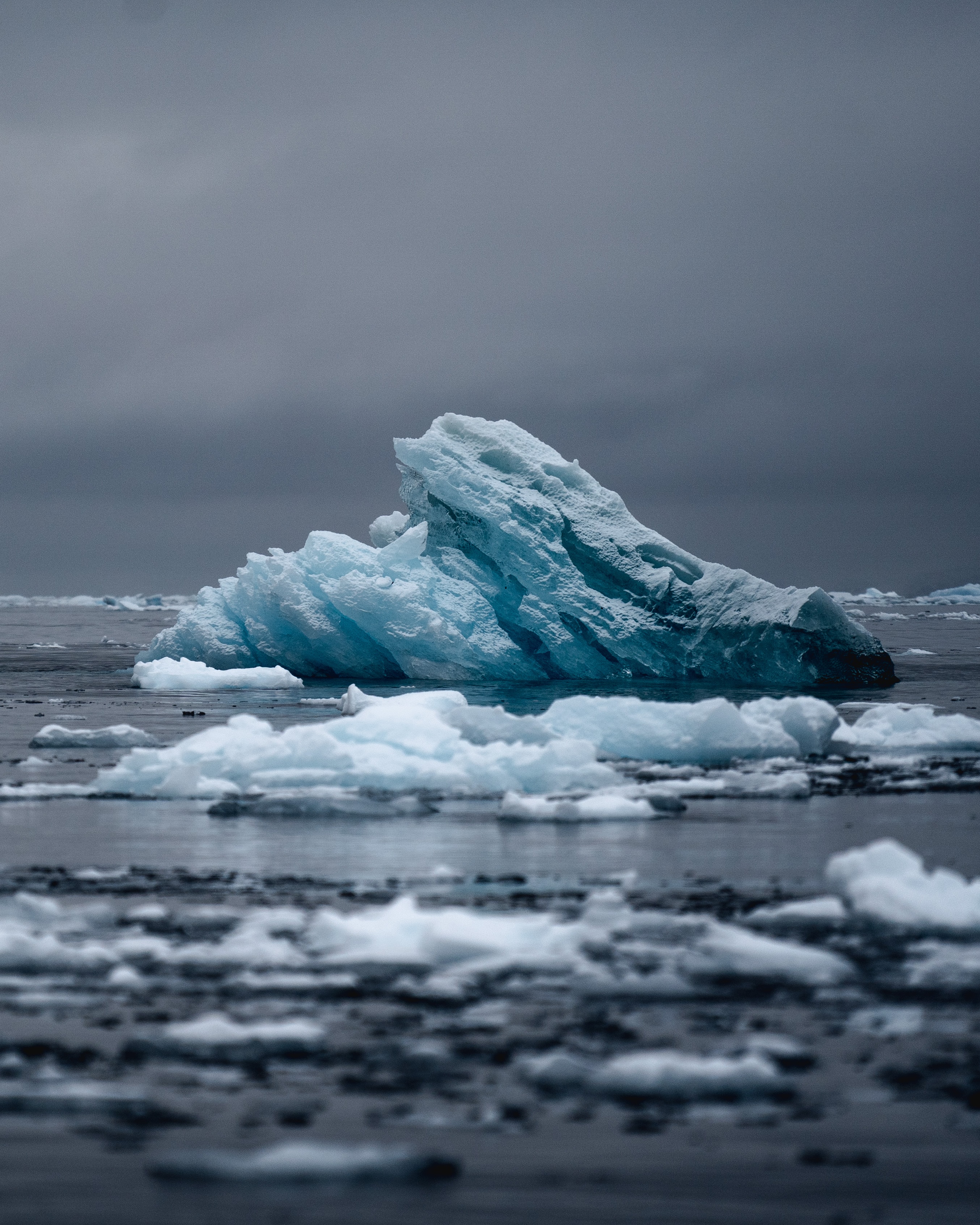iceberg, nature, water, ice, frozen