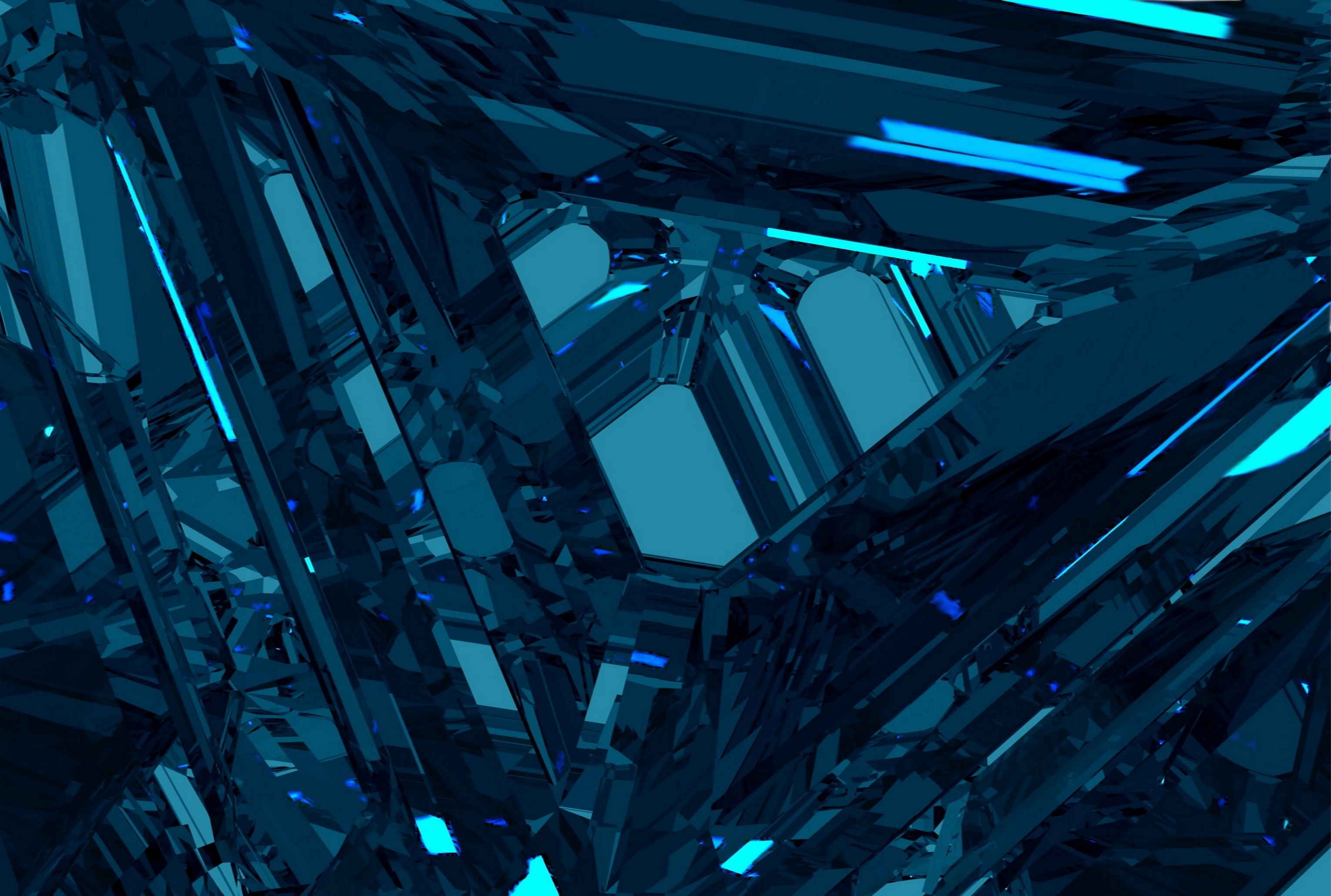 Free download wallpaper Abstract, 3D, Triangle, Cgi, Blender on your PC desktop
