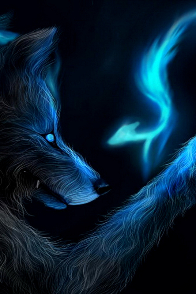 Download mobile wallpaper Dark, Wolf, Werewolf for free.