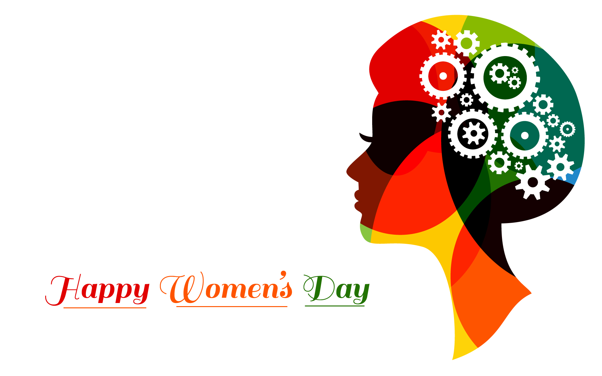 happy women's day, holiday, women's day, colors, minimalist, statement