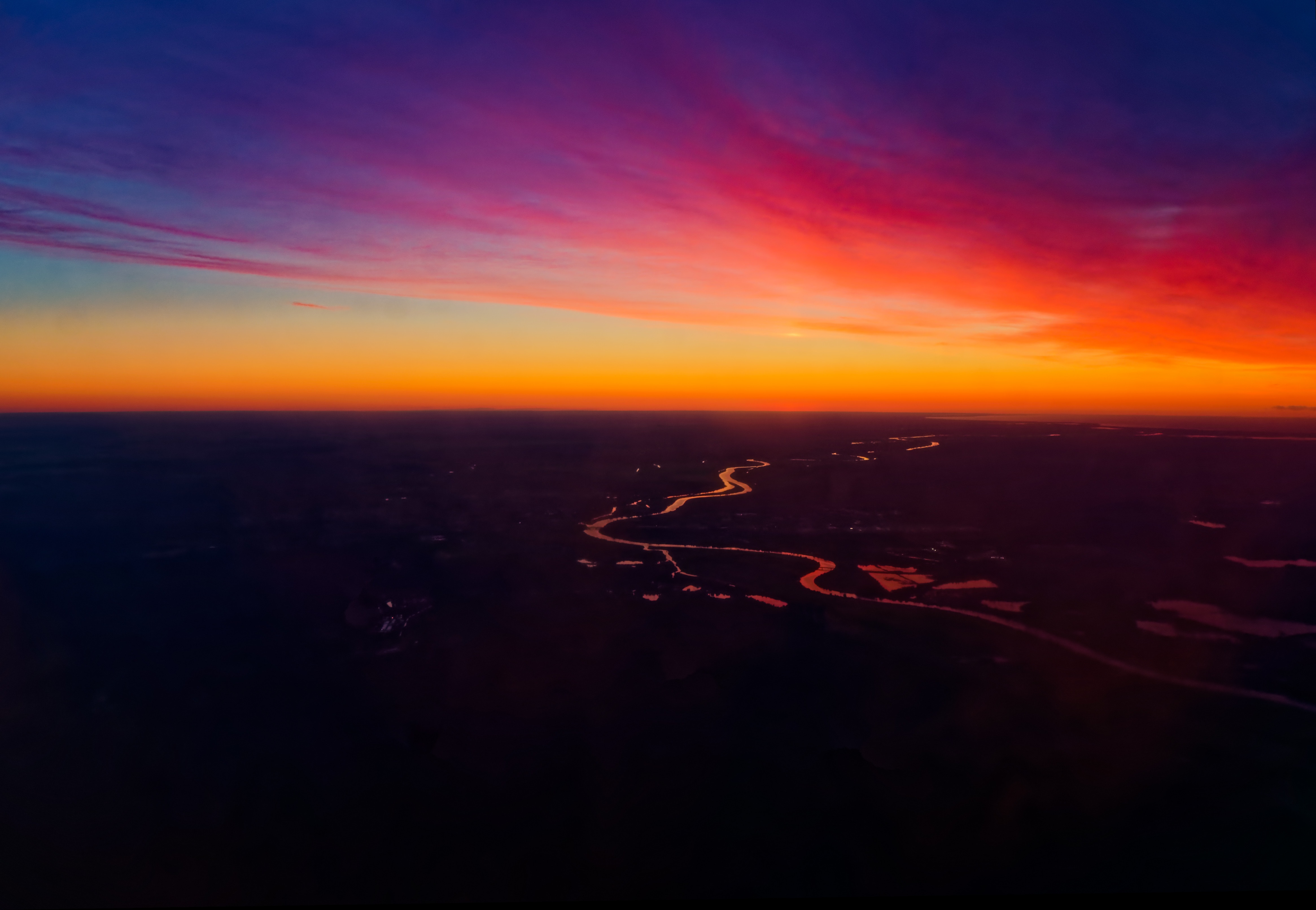Free download wallpaper Nature, Sky, Horizon, Sunset on your PC desktop