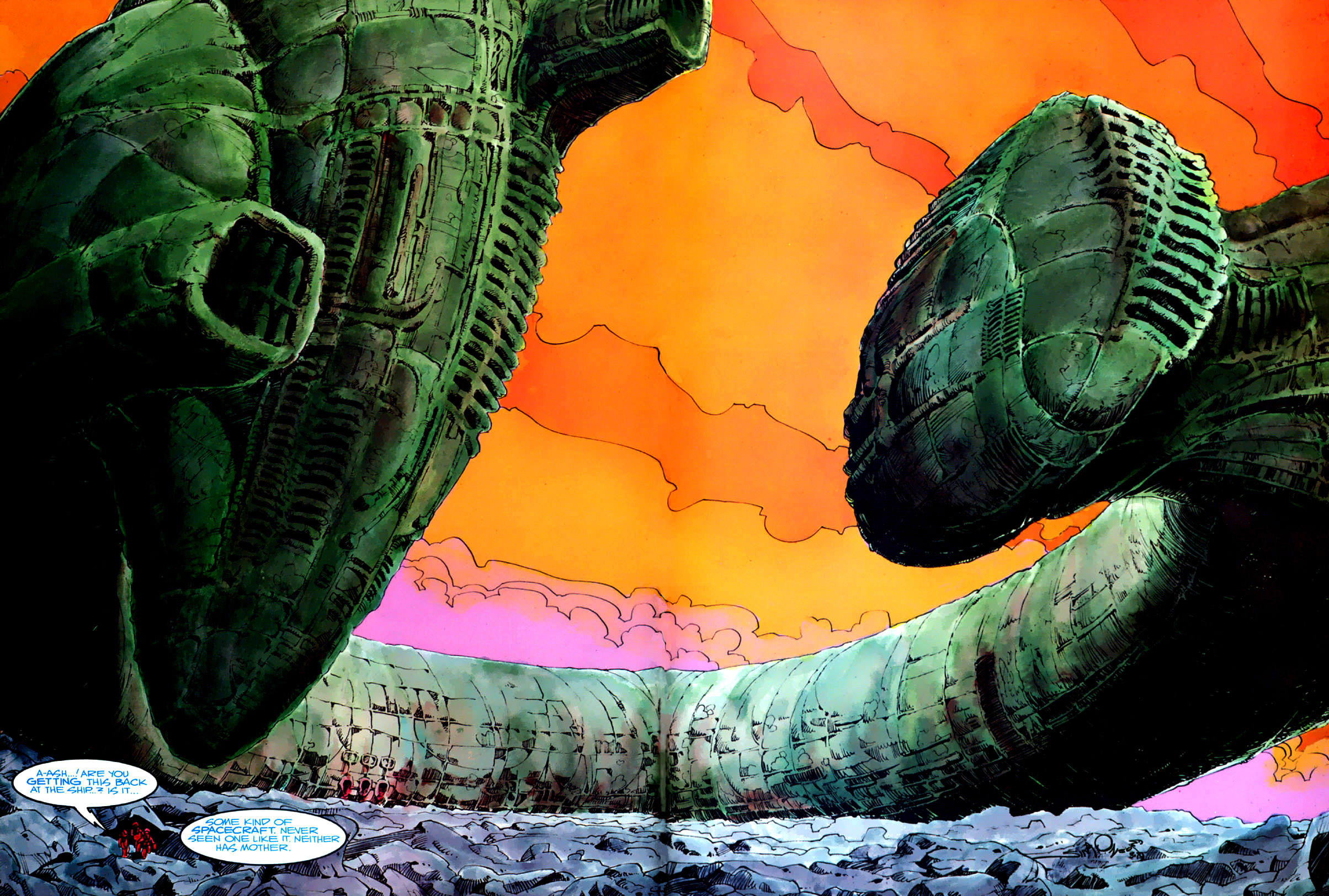 Baixe gratuitamente a imagem História Em Quadrinhos, Alien O 8º Passageiro na área de trabalho do seu PC