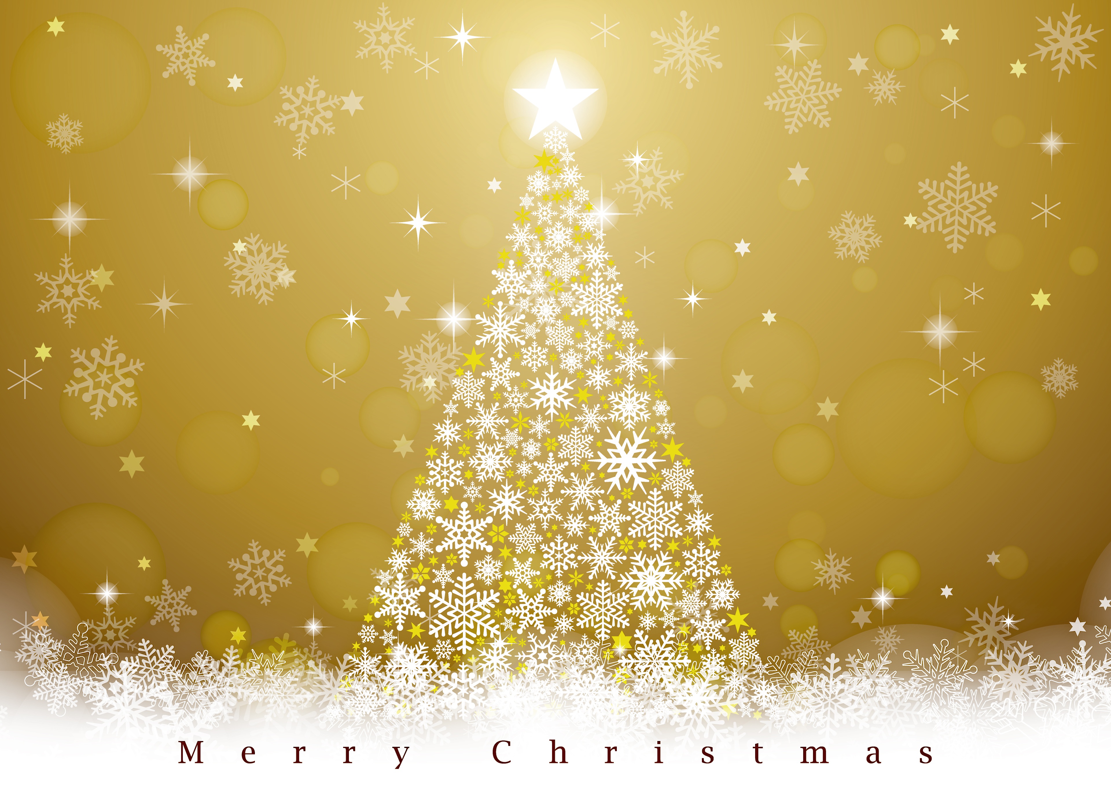 Download mobile wallpaper Christmas, Holiday, Christmas Tree, Snowflake, Merry Christmas for free.