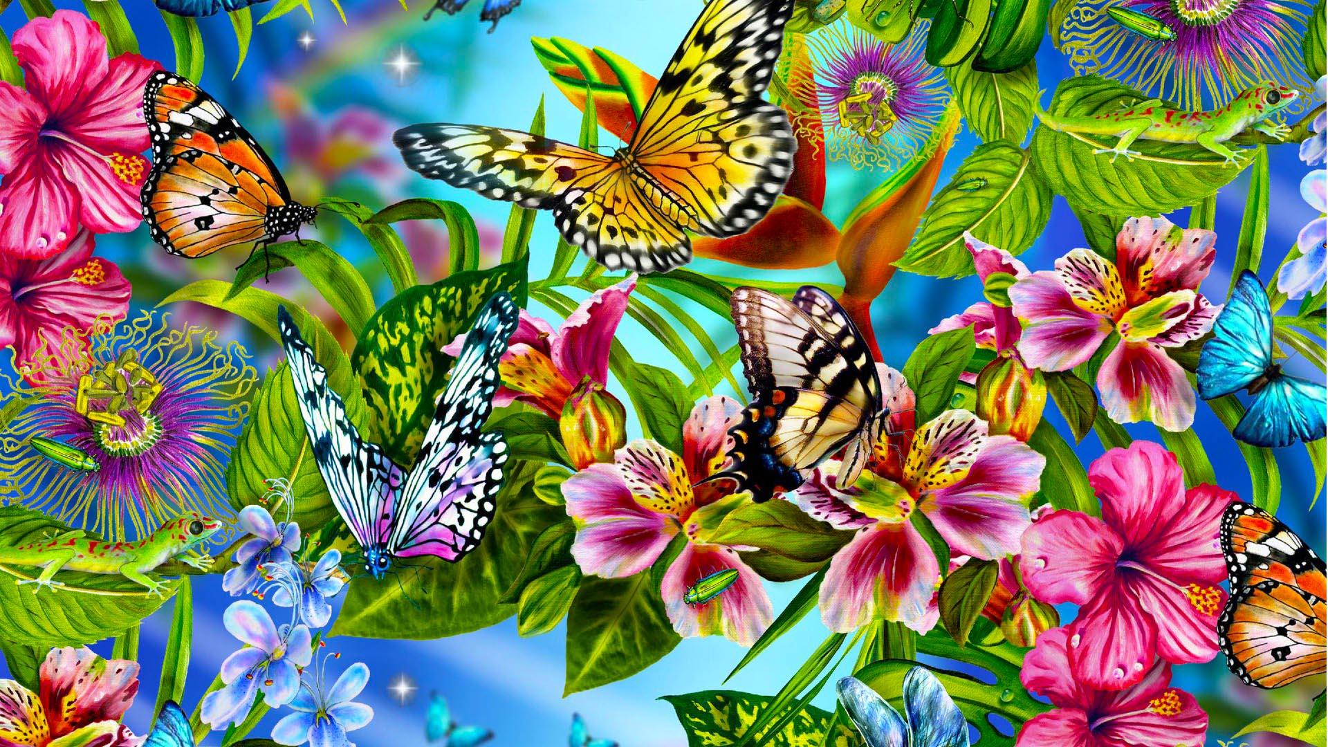 無料モバイル壁紙動物, 蝶をダウンロードします。