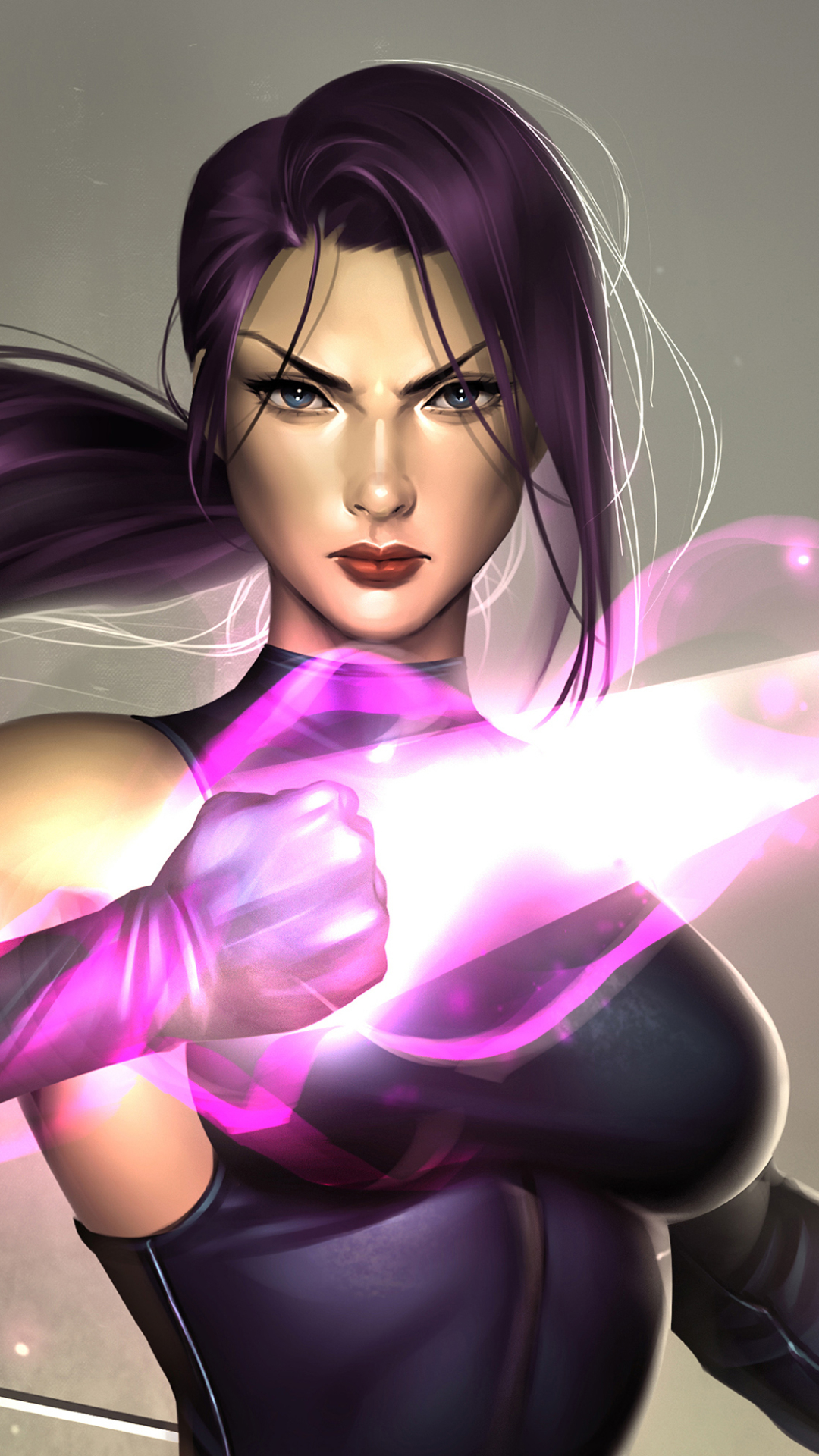Descarga gratuita de fondo de pantalla para móvil de Ojos Azules, Historietas, Psylocke, Cabello Purpura, Psylocke (Marvel Comics).