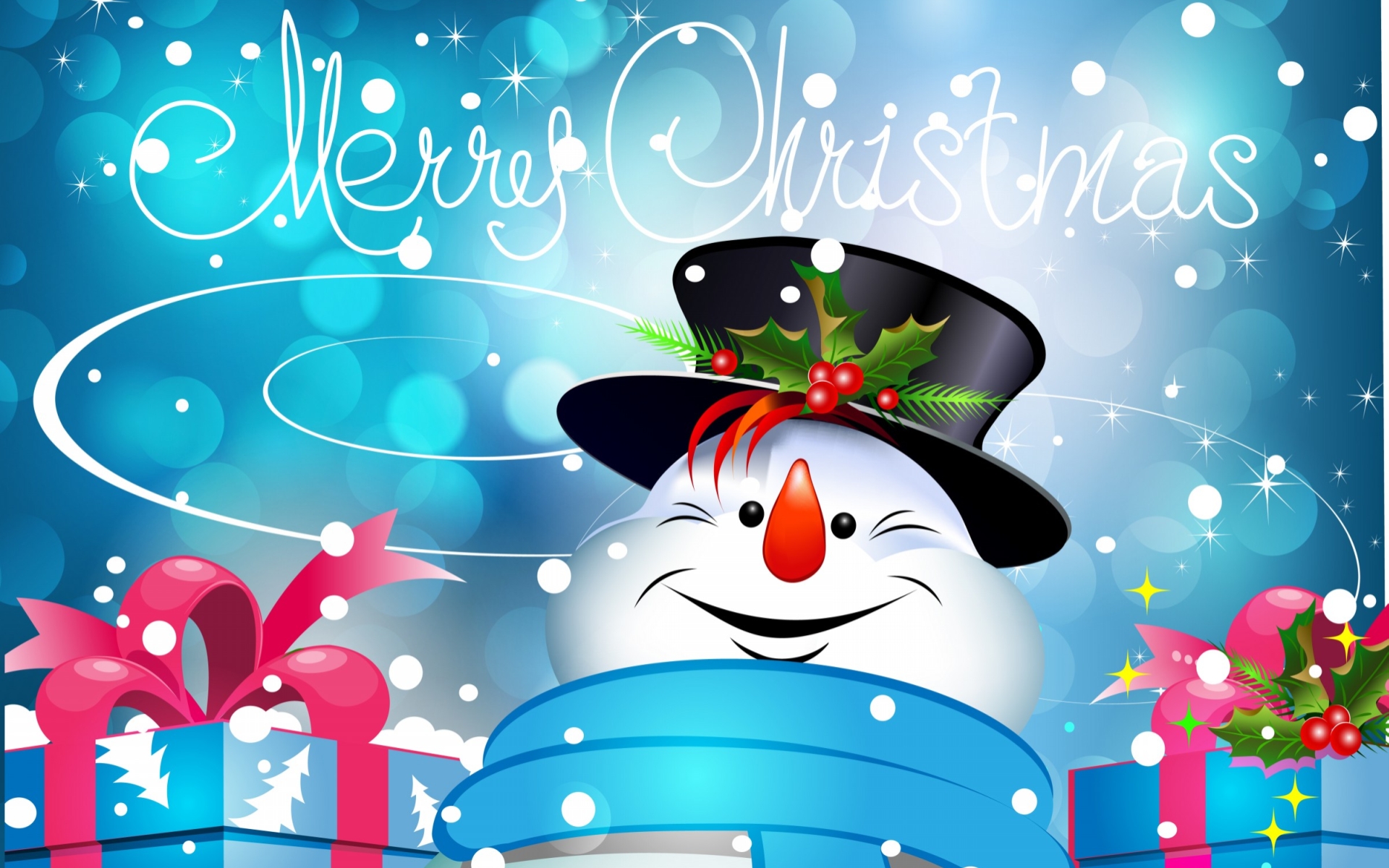 622175 завантажити шпалери щасливого різдва, сніговик, свято, різдво - заставки і картинки безкоштовно