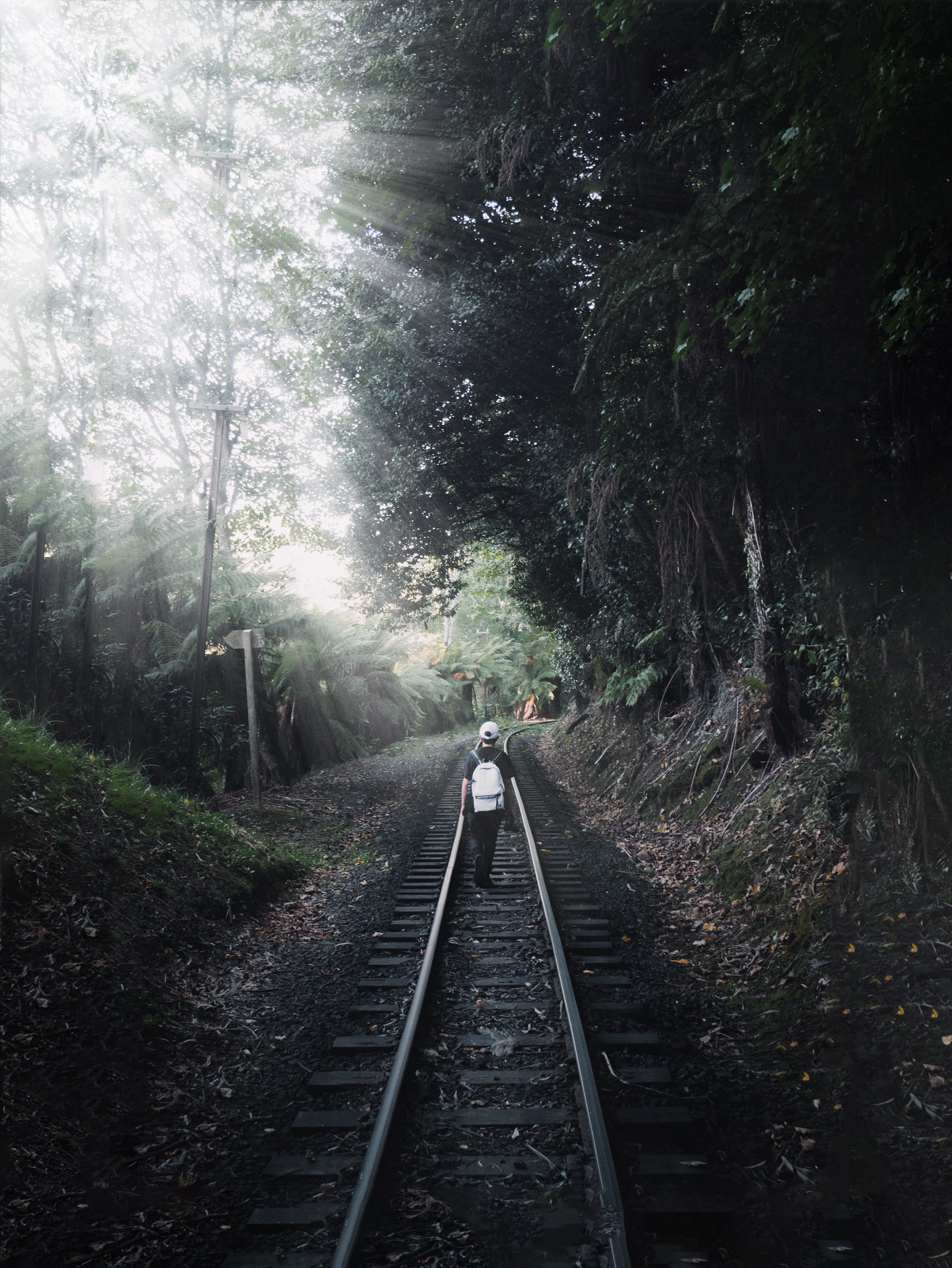 Free download wallpaper Journey, Miscellanea, Miscellaneous, Railway, Loneliness, Lonely, Alone on your PC desktop