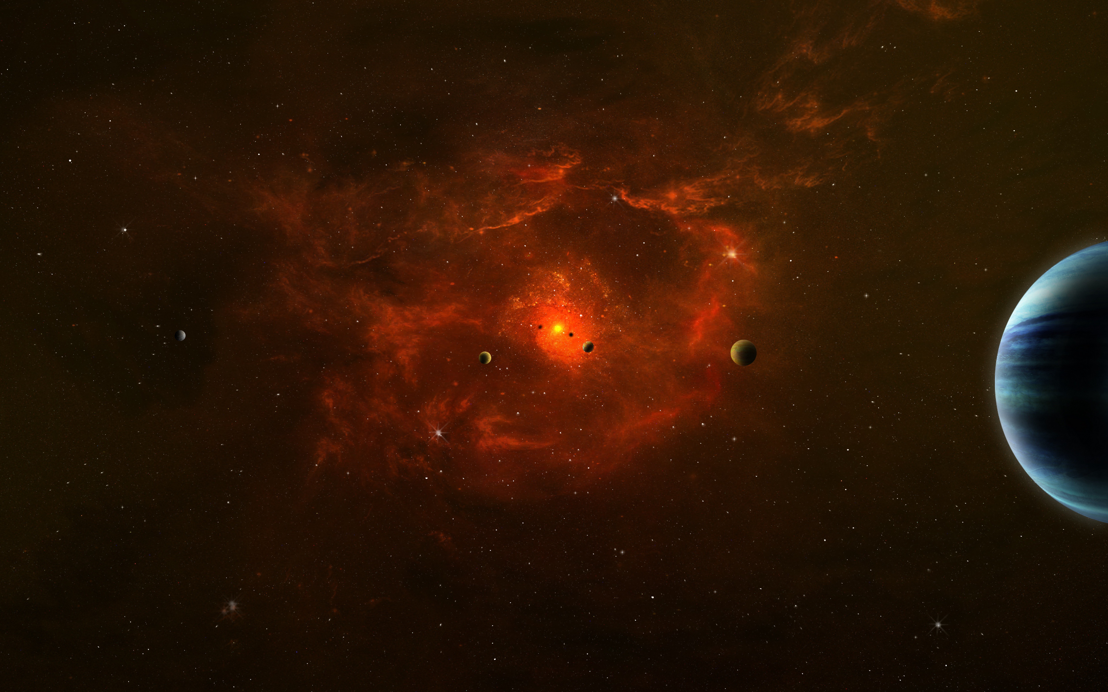 Descarga gratis la imagen Nebulosa, Espacio, Planeta, Ciencia Ficción en el escritorio de tu PC