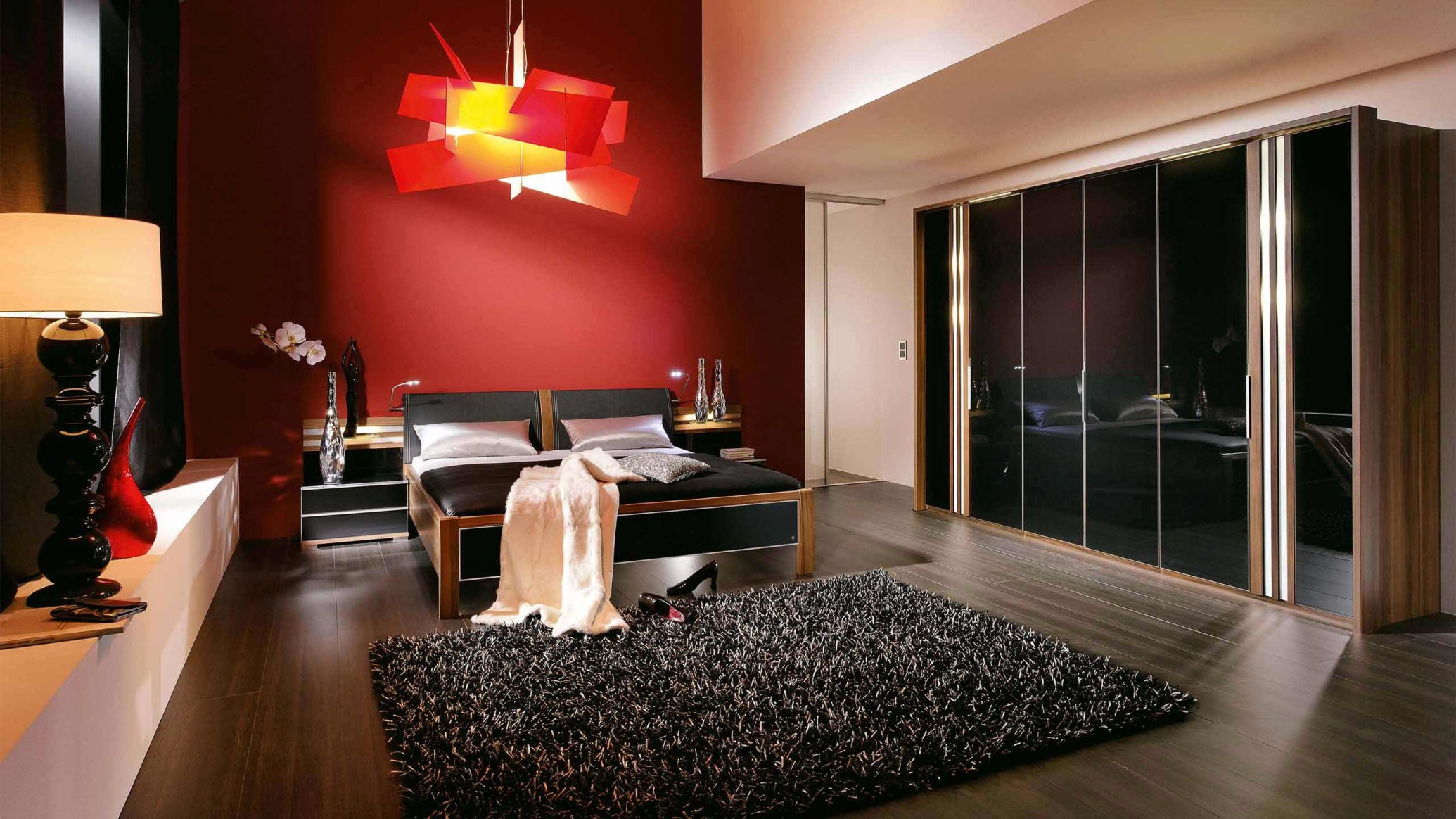 Handy-Wallpaper Lampe, Zimmer, Bett, Schlafzimmer, Menschengemacht kostenlos herunterladen.