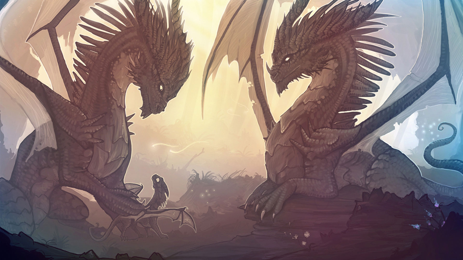 Free download wallpaper Fantasy, Dragon on your PC desktop