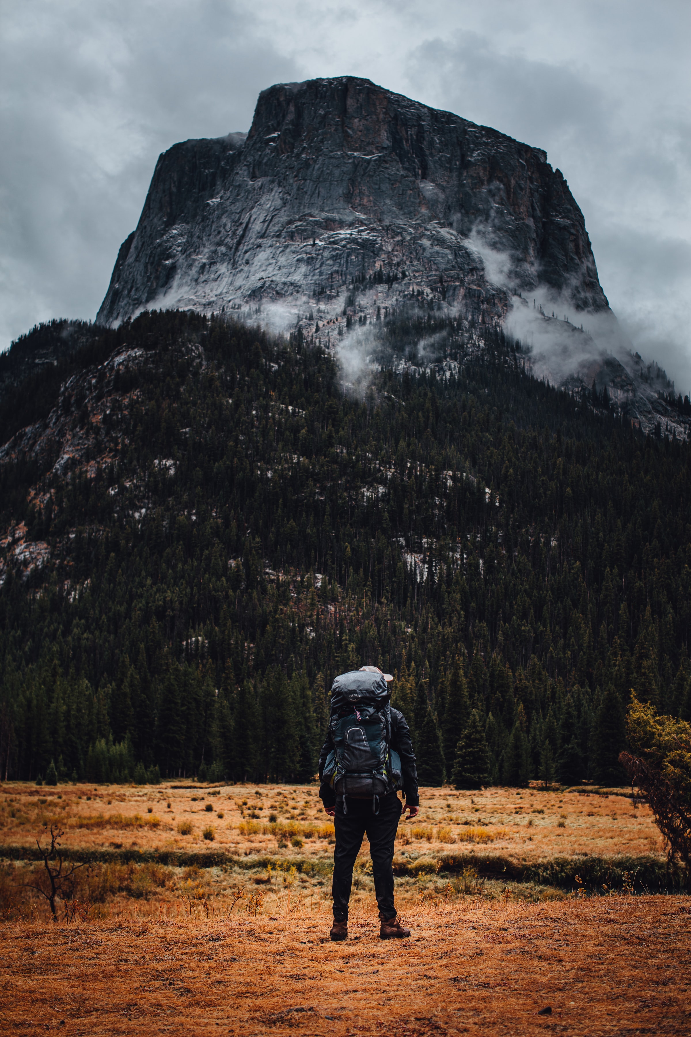 nature, mountains, rocks, journey, backpack, rucksack, traveler, traveller