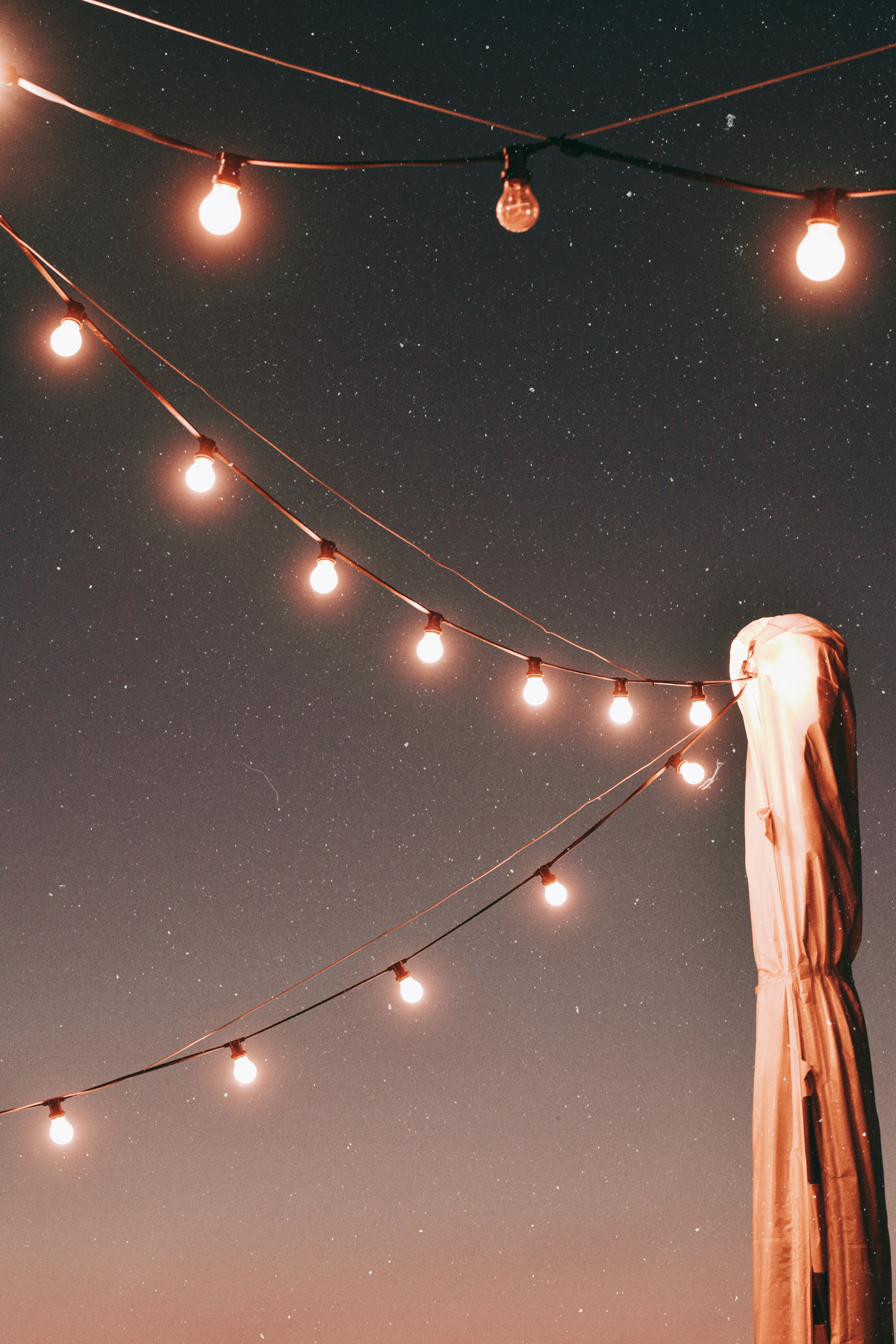 lights, miscellanea, miscellaneous, starry sky, garland, garlands desktop HD wallpaper