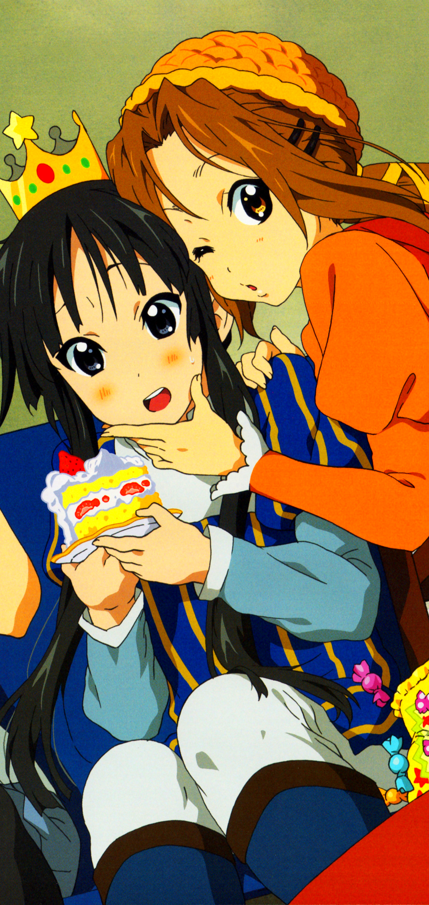 Handy-Wallpaper Animes, Mio Akiyama, K On!, Ritsu Tainaka kostenlos herunterladen.