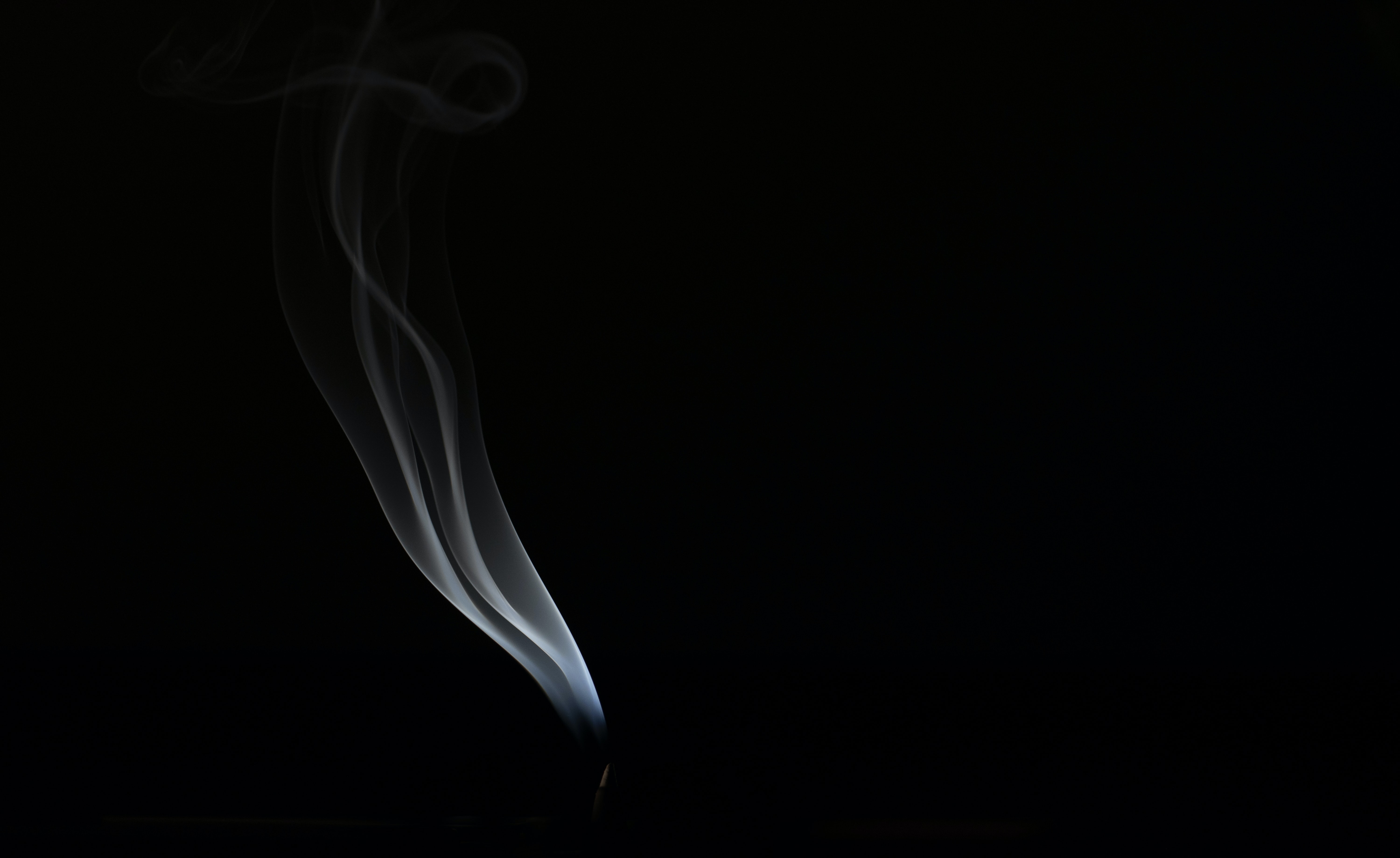 Free download wallpaper Smoke, Dark, Minimalism on your PC desktop