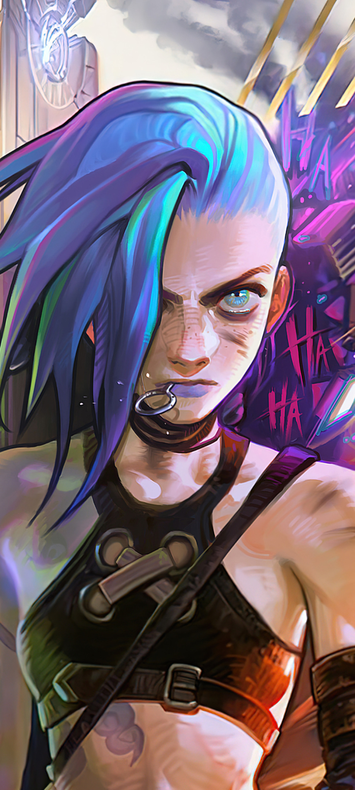 Скачати мобільні шпалери Телешоу, Jinx (League Of Legends), Аркейн безкоштовно.