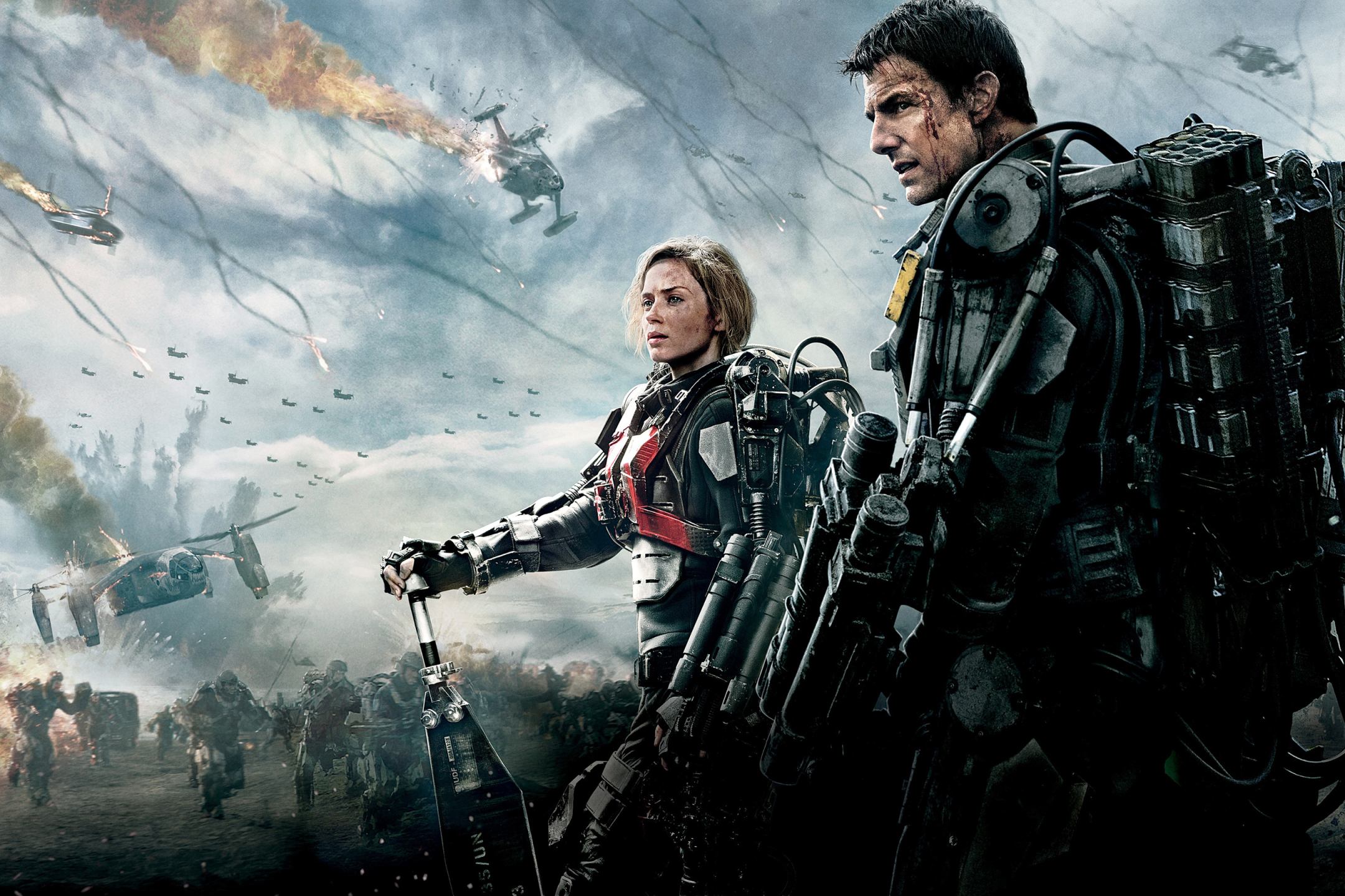 Download mobile wallpaper Movie, Emily Blunt, Tom Cruise, Edge Of Tomorrow for free.