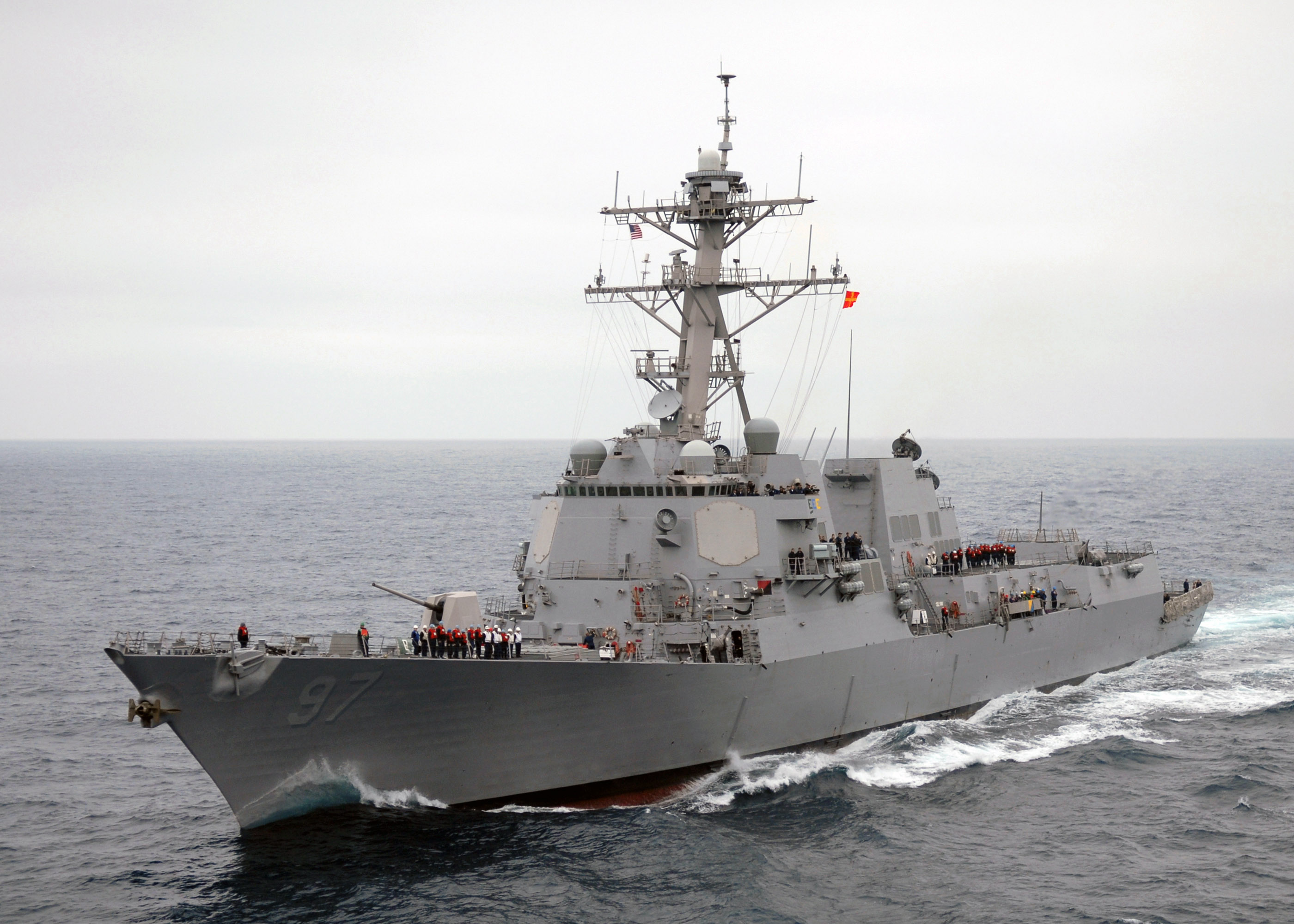 military, united states navy, destroyer, uss halsey (ddg 97), warships