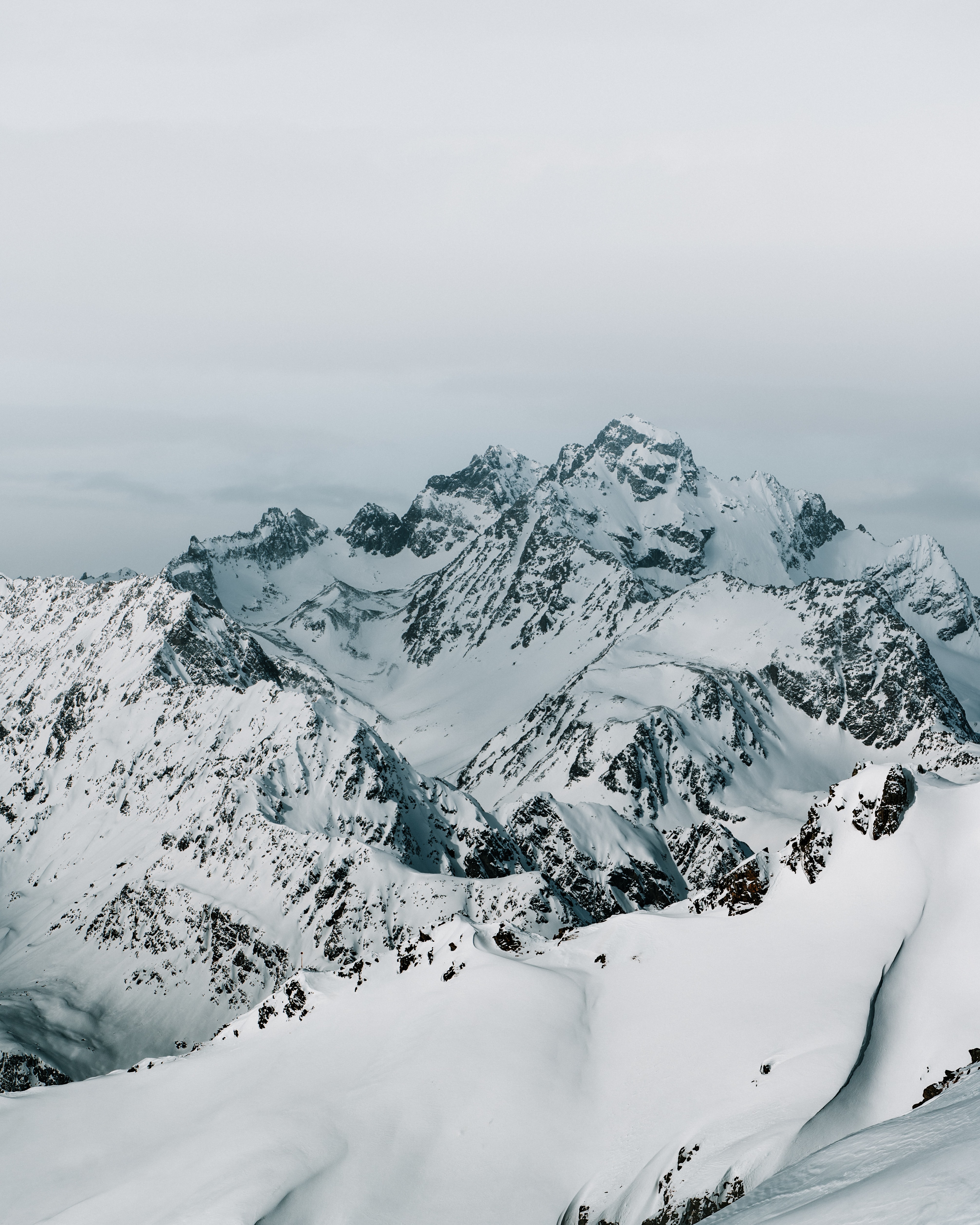 Descarga gratis la imagen Naturaleza, Montañas, Nieve, Cordillera, Vértice, Tops, Paisaje en el escritorio de tu PC