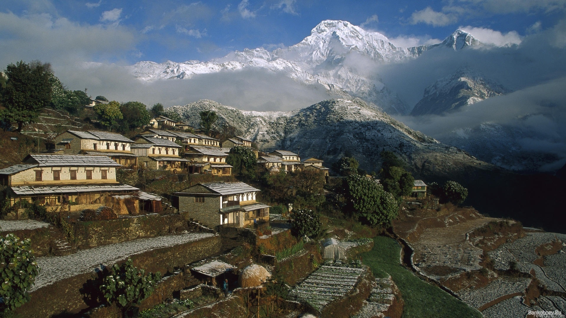nepal, man made, town, towns