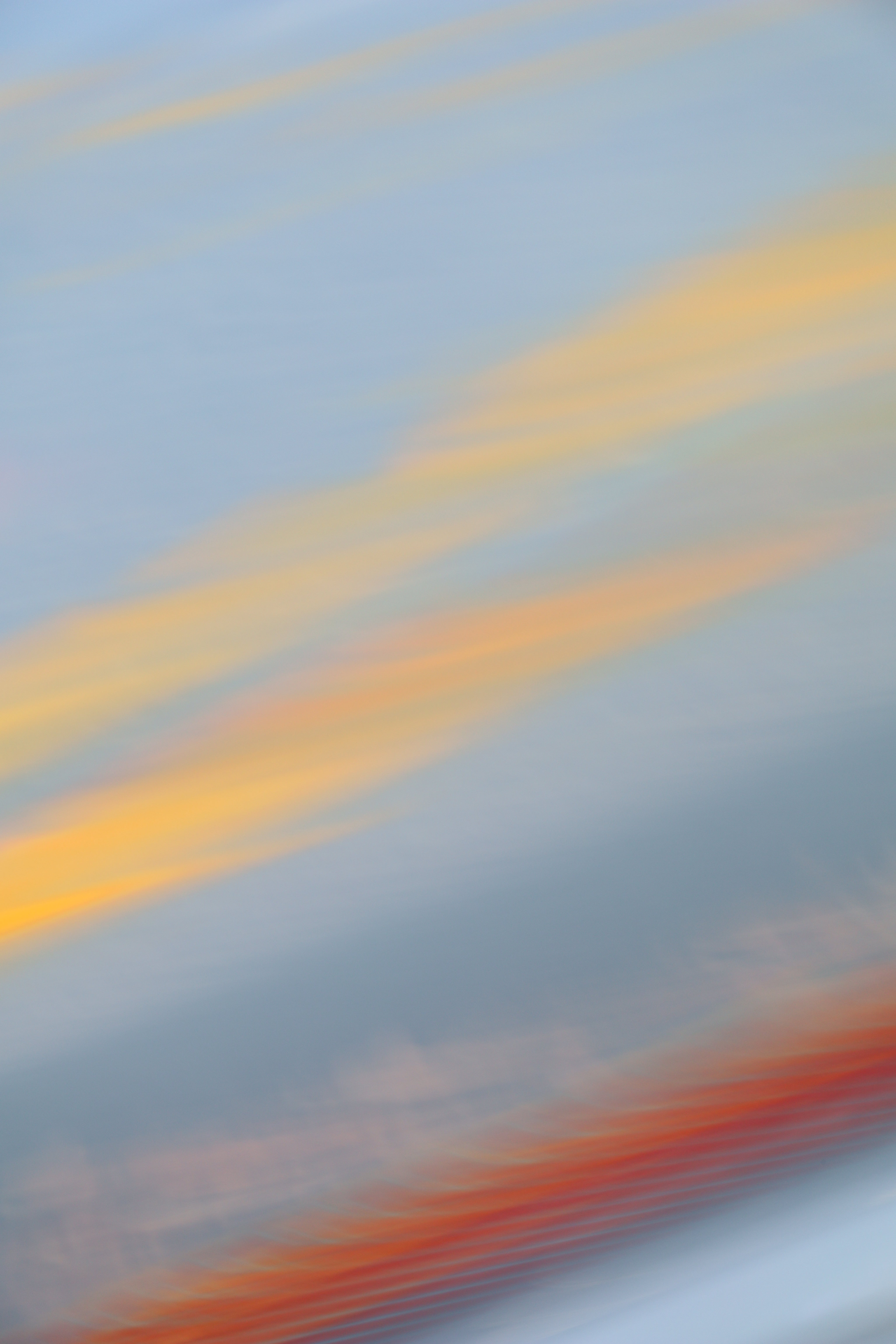 Download mobile wallpaper Sky, Clouds, Distortion, Sunset, Abstract for free.