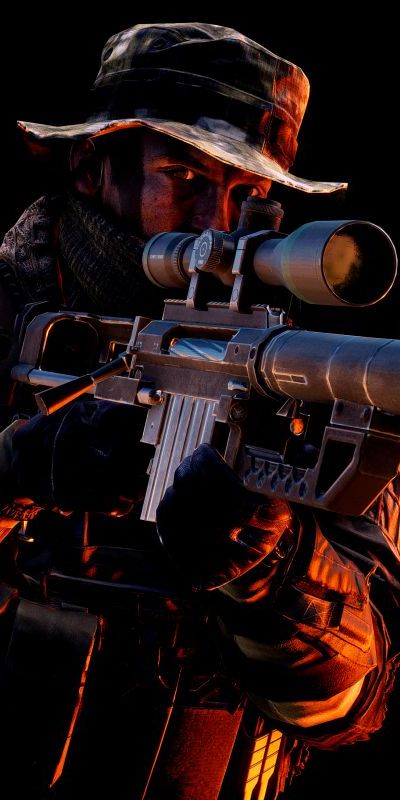 Phone wallpaper: Sniper, Sniper Rifle, Video Game, Battlefield 4 ...
