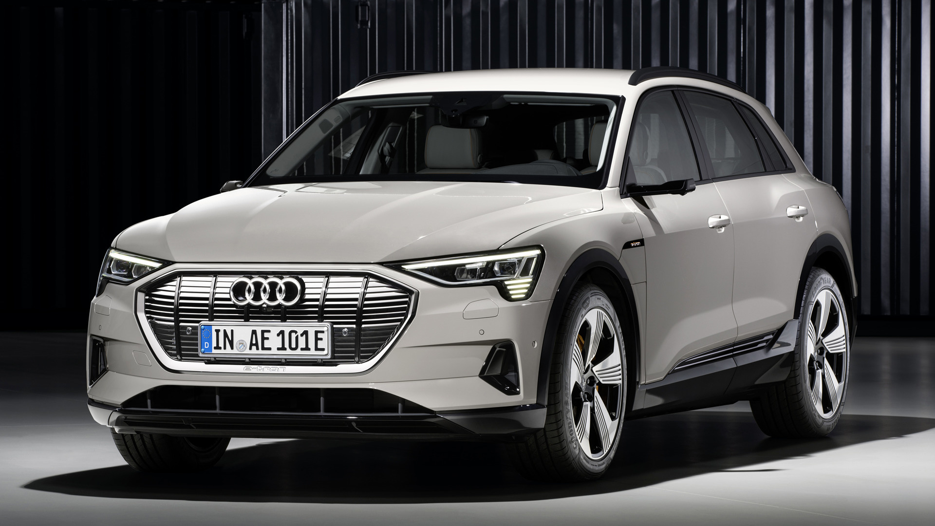 Download mobile wallpaper Audi, Car, Vehicles, Silver Car, Audi E Tron for free.