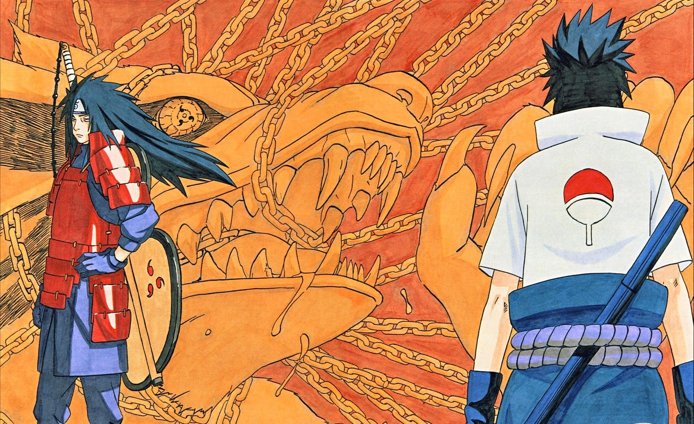 Download mobile wallpaper Madara Uchiha, Anime, Naruto, Sasuke Uchiha for free.