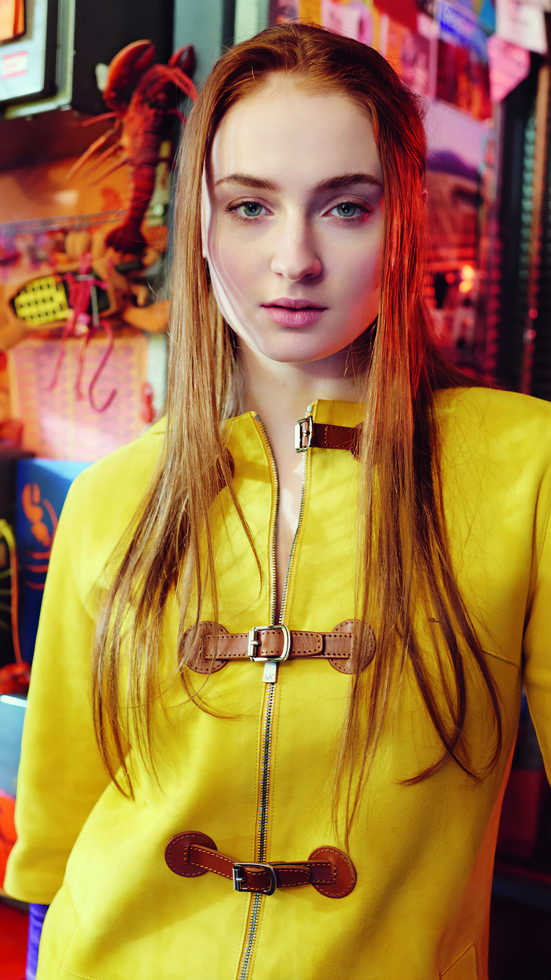 Download mobile wallpaper British, Celebrity, Red Hair, Actress, Sophie Turner for free.