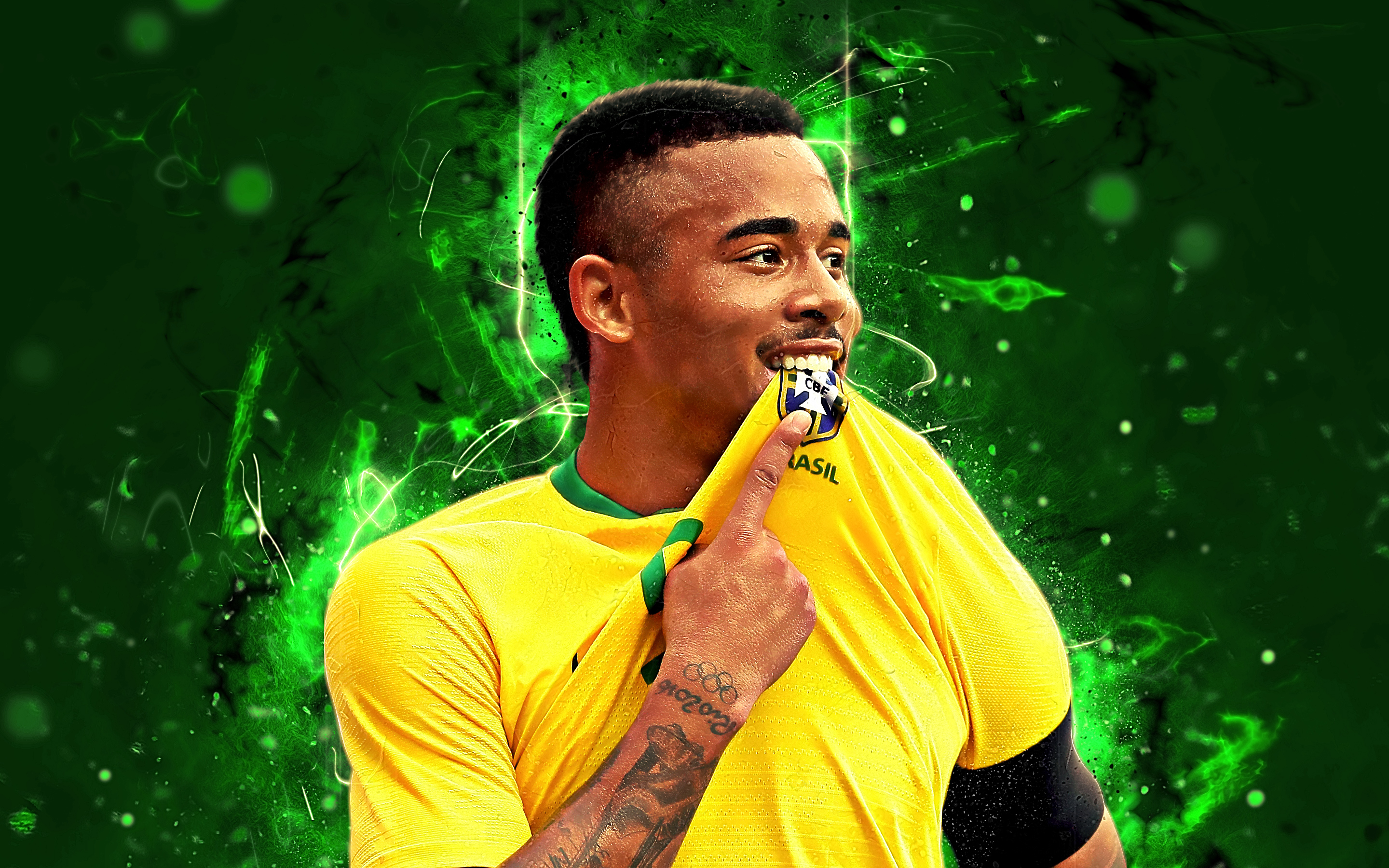 Free download wallpaper Sports, Soccer, Brazilian, Gabriel Jesus on your PC desktop