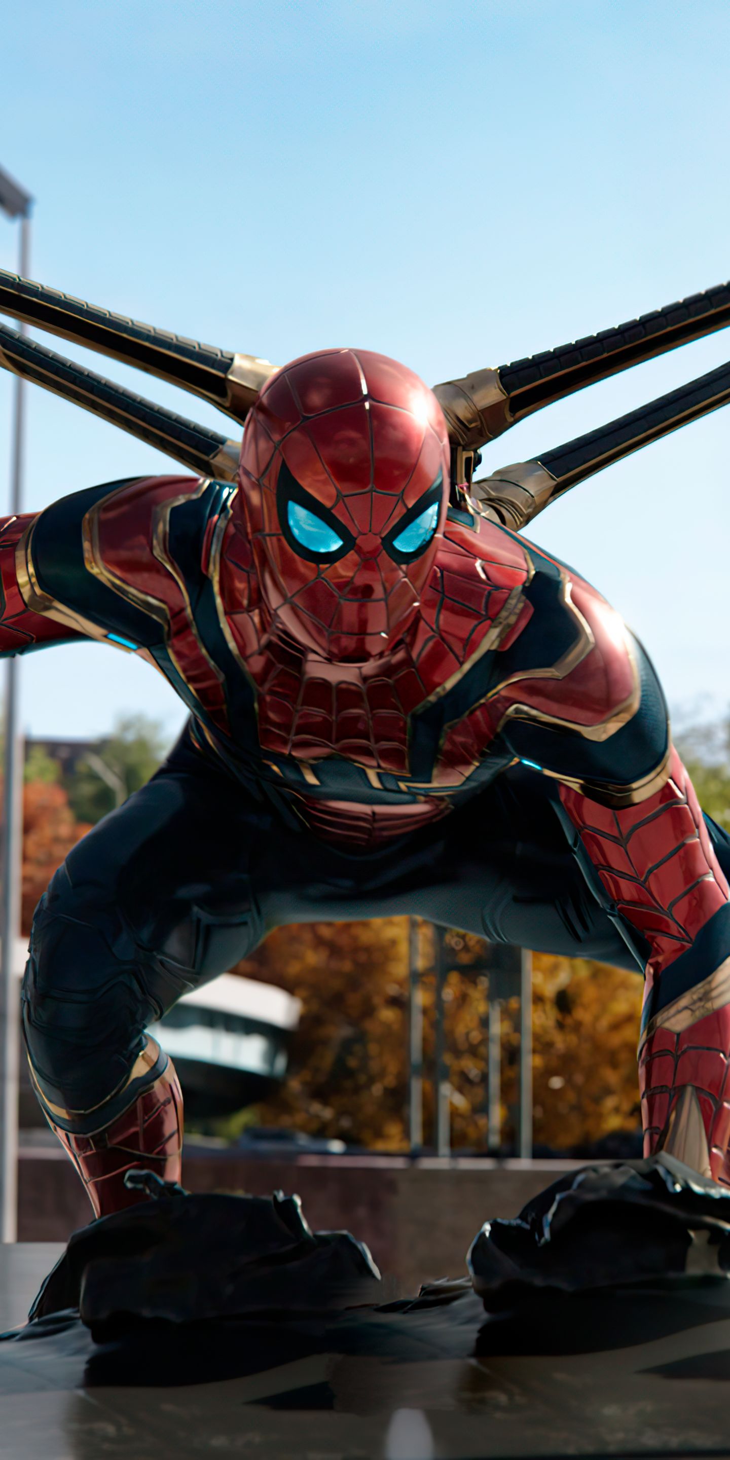 Laden Sie das Filme, Spider Man, Eiserne Spinne, Spider Man: No Way Home-Bild kostenlos auf Ihren PC-Desktop herunter