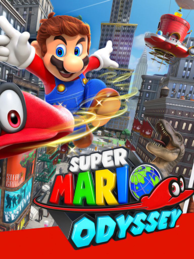 Download mobile wallpaper Mario, Video Game, Super Mario Odyssey for free.