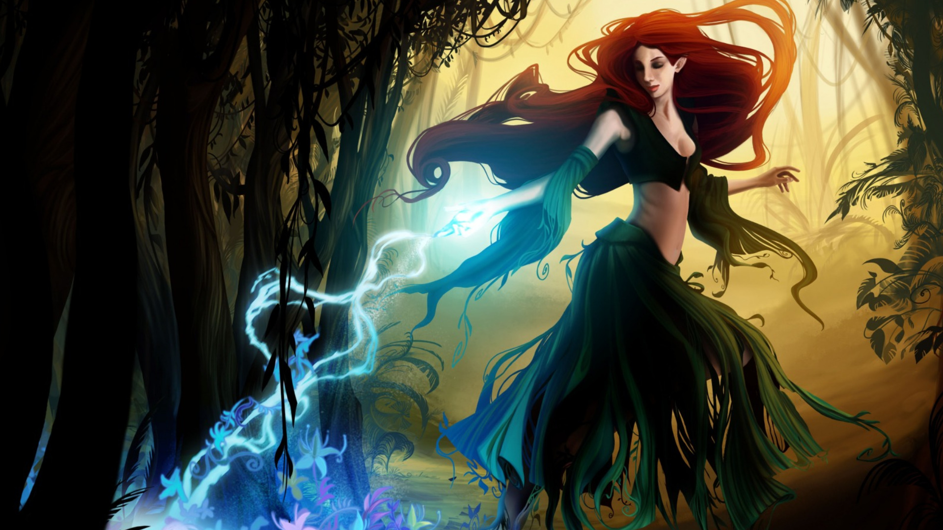 Free download wallpaper Fantasy, Witch on your PC desktop