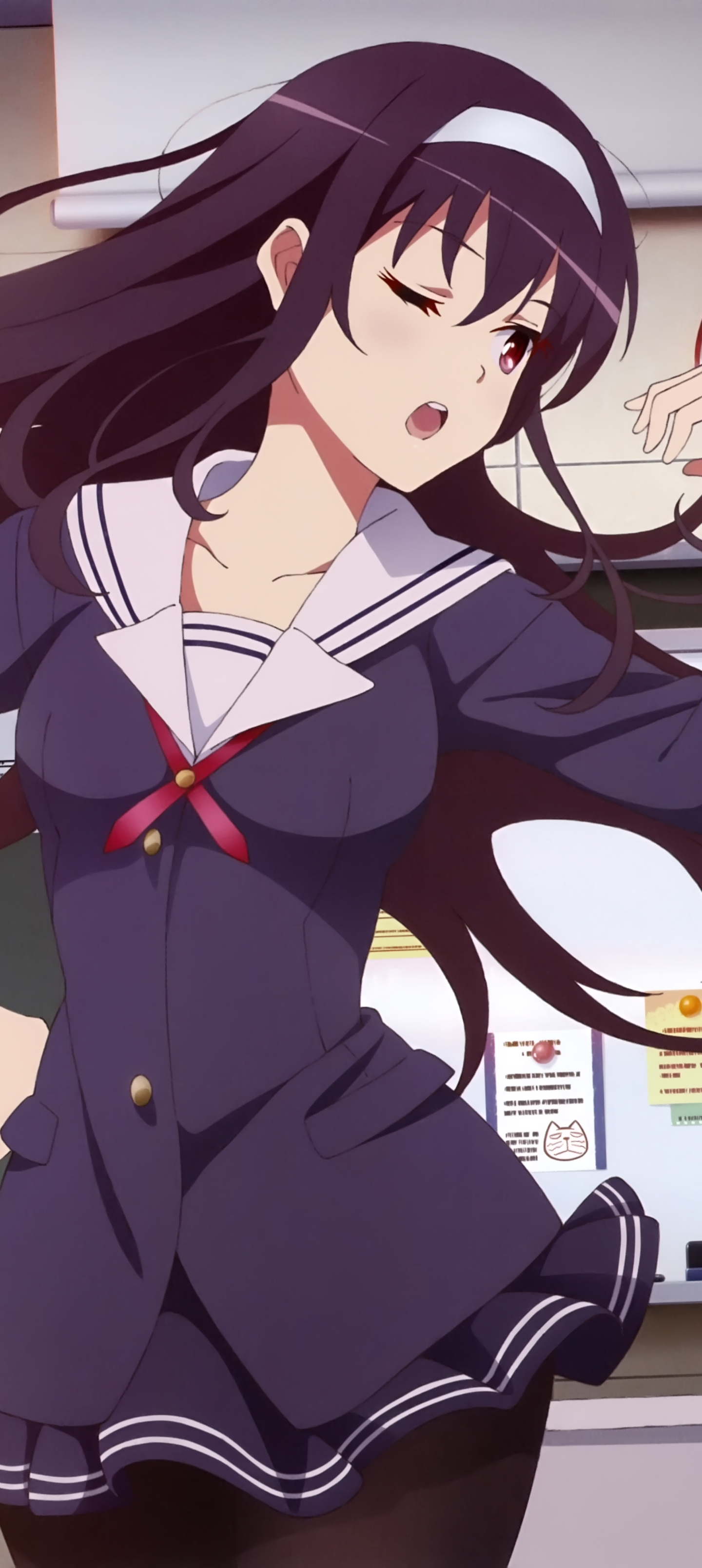 Download mobile wallpaper Anime, Uniform, Saekano: How To Raise A Boring Girlfriend, Utaha Kasumigaoka for free.