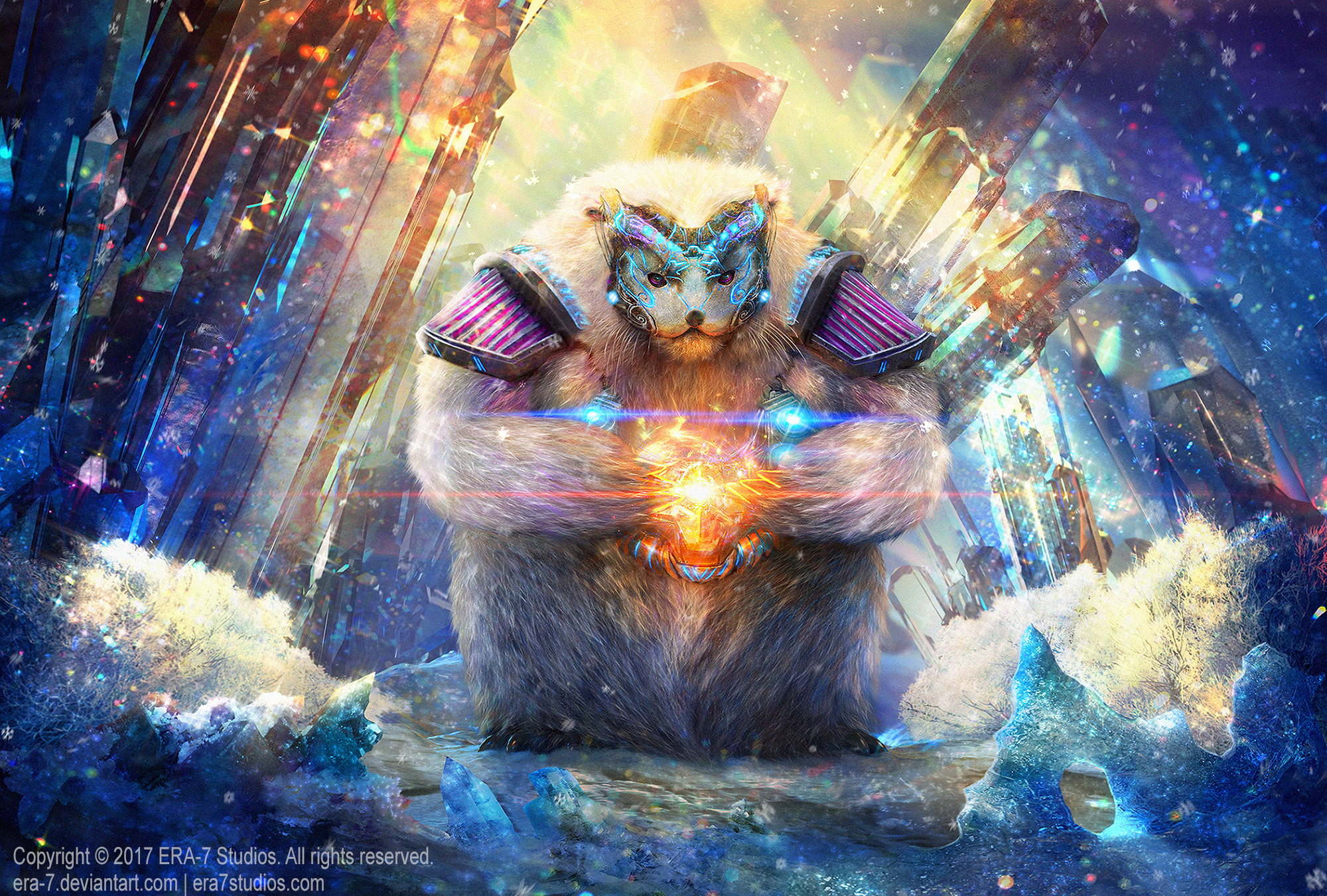 Download mobile wallpaper Magic, Fantasy, Bear for free.