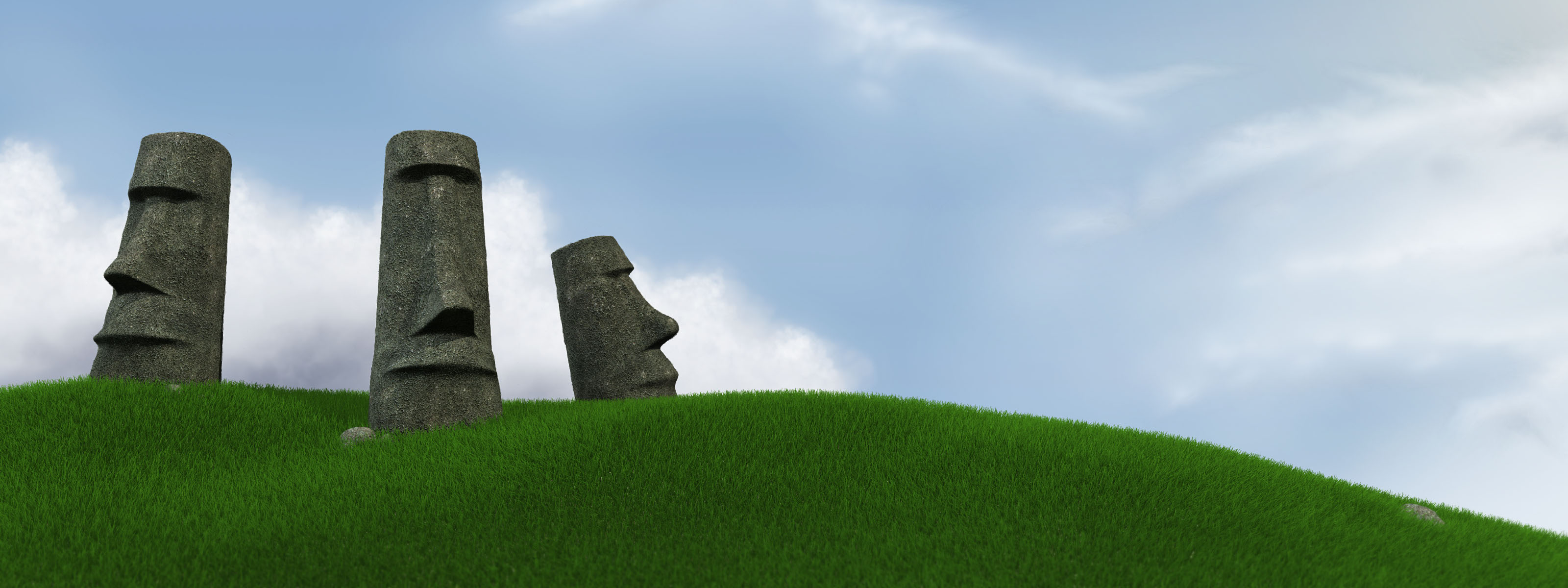 1482508 Bild herunterladen menschengemacht, moai, osterinsel - Hintergrundbilder und Bildschirmschoner kostenlos