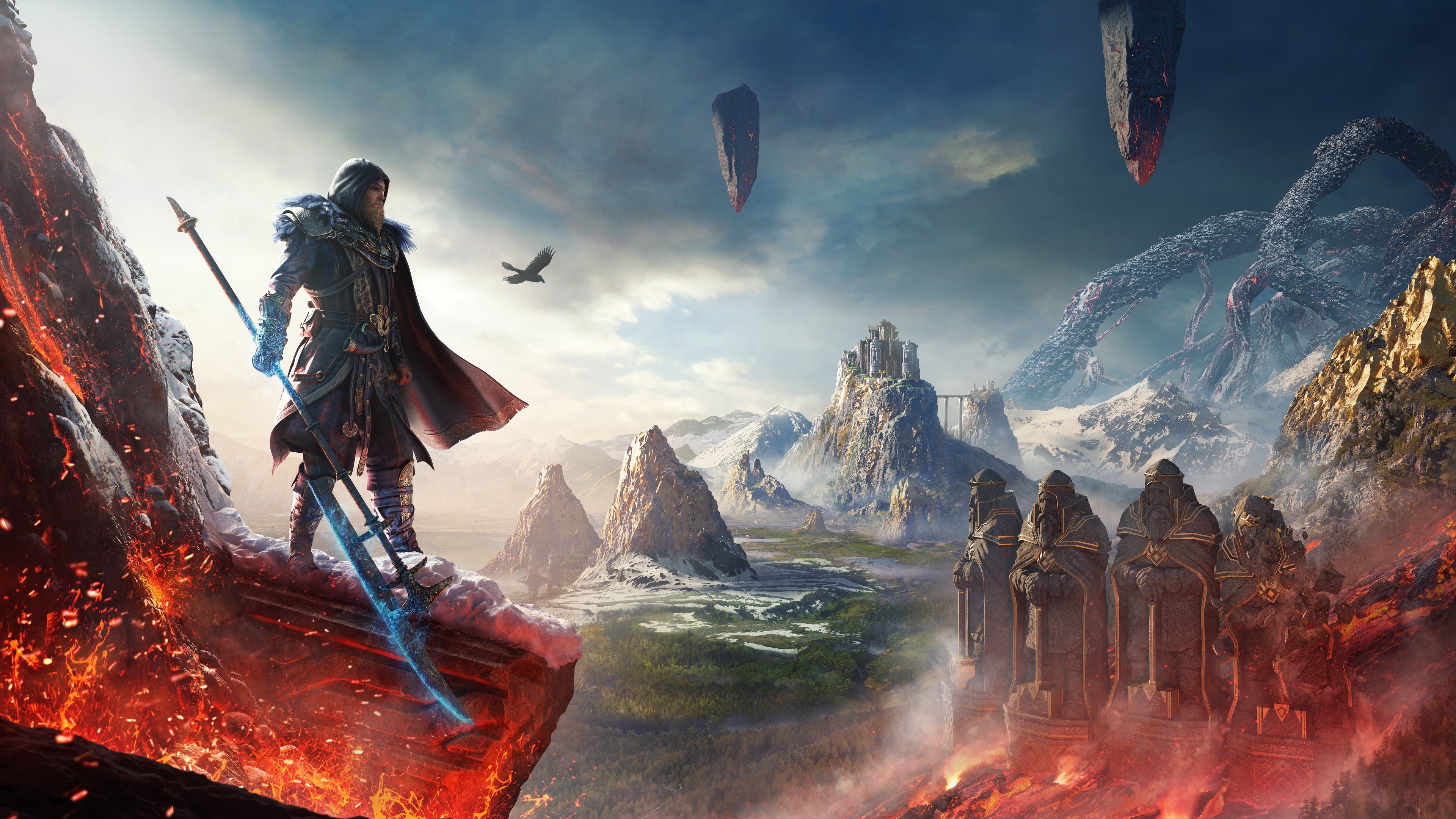 Melhores papéis de parede de Assassin's Creed Valhalla: Dawn Of Ragnarok para tela do telefone