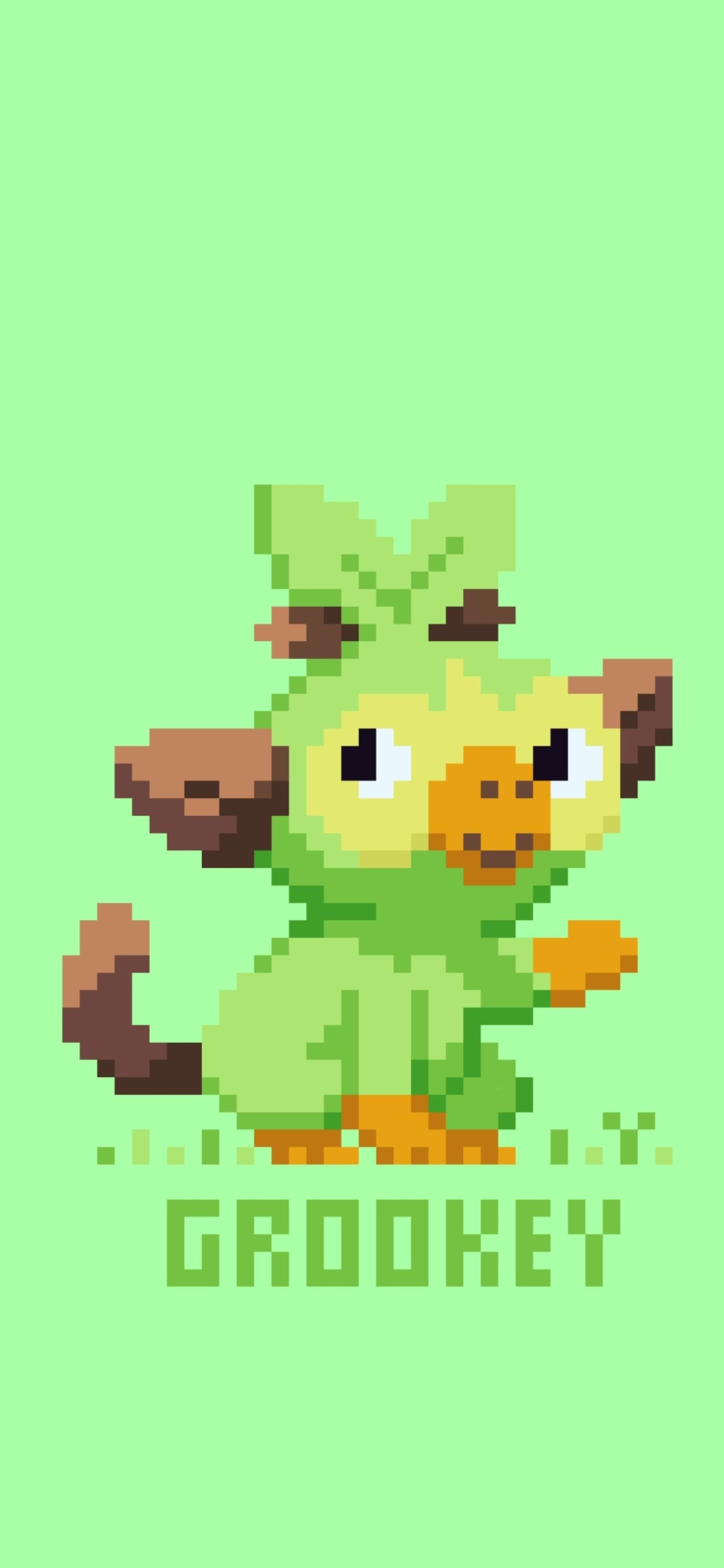 Download mobile wallpaper Pokémon, Video Game, Pokémon: Sword And Shield, Grookey (Pokémon) for free.