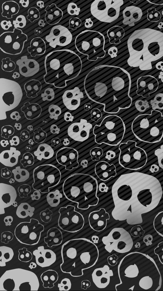 Download mobile wallpaper Dark, Skull for free.