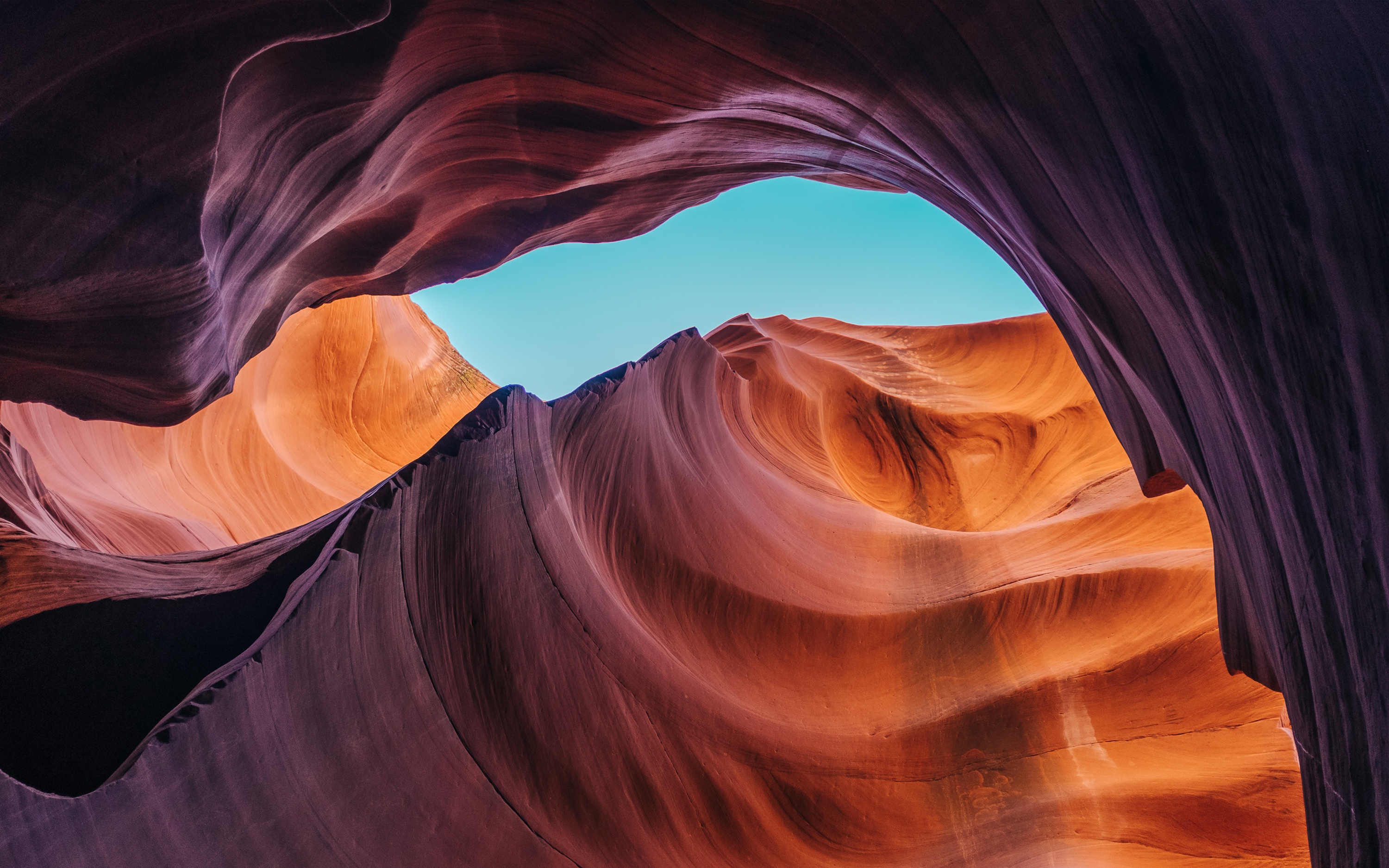 Download mobile wallpaper Nature, Canyon, Usa, Earth, Canyons, Antelope Canyon for free.