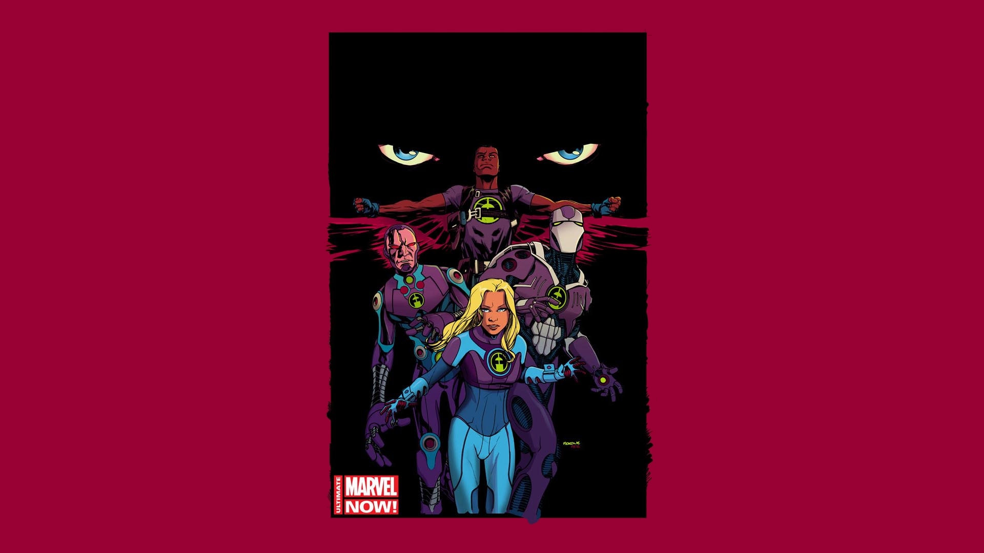 Handy-Wallpaper Comics, Ironman, Unsichtbare Frau, Fantastic Four kostenlos herunterladen.