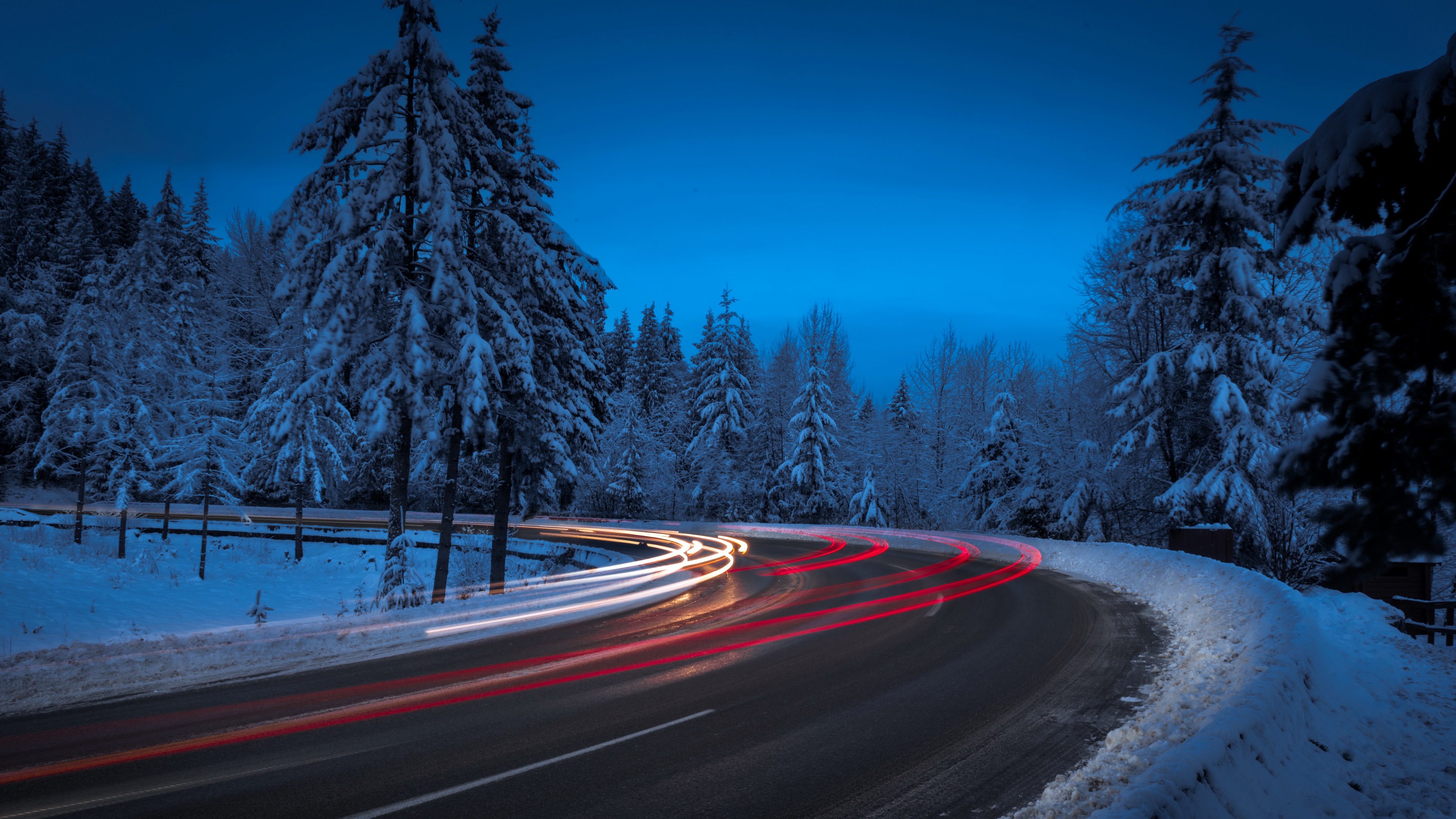 Laden Sie das Winter, Fotografie, Nacht, Zeitraffer-Bild kostenlos auf Ihren PC-Desktop herunter