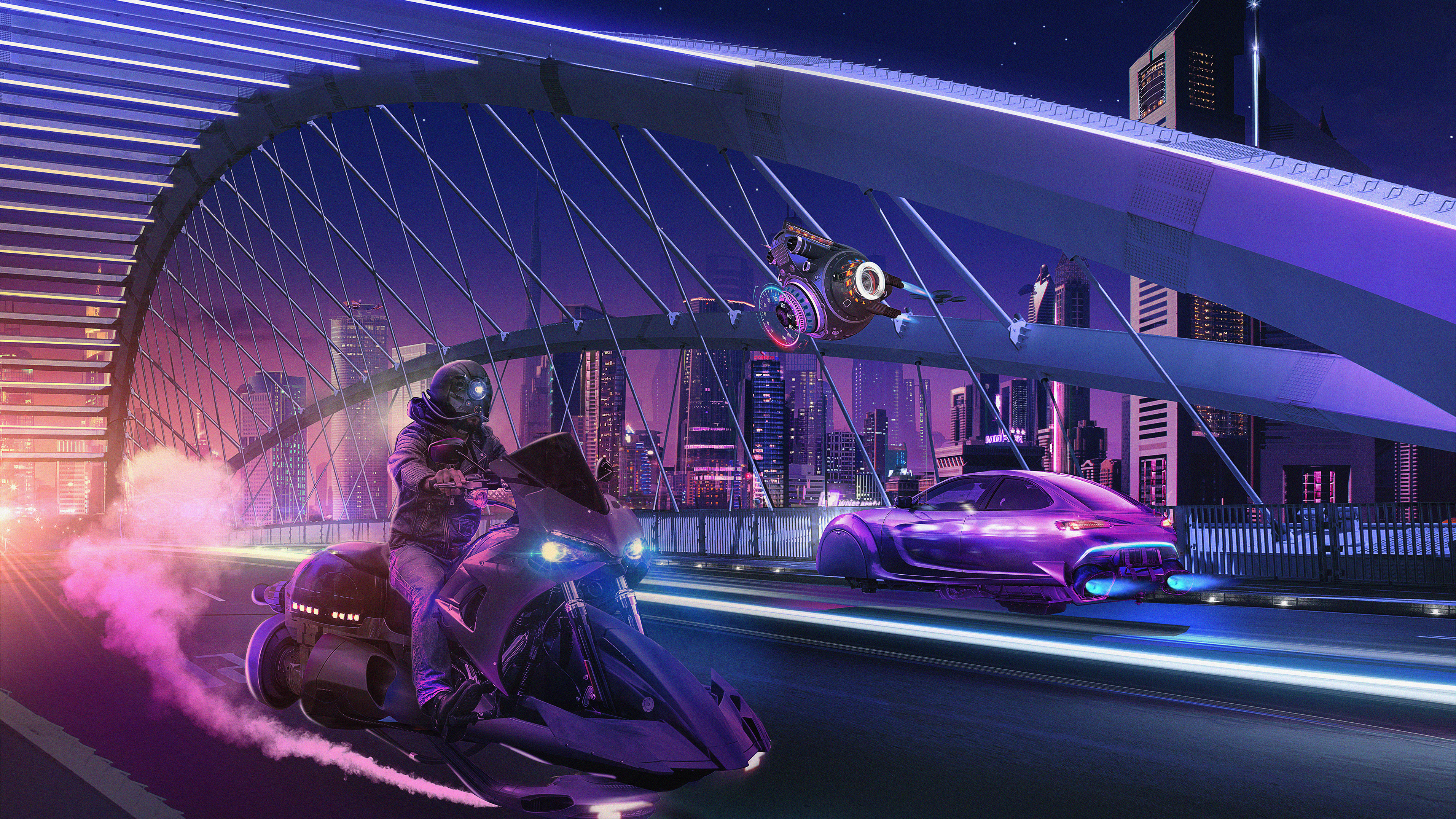 Free download wallpaper Car, Motorcycle, Sci Fi, Futuristic, Vehicle on your PC desktop